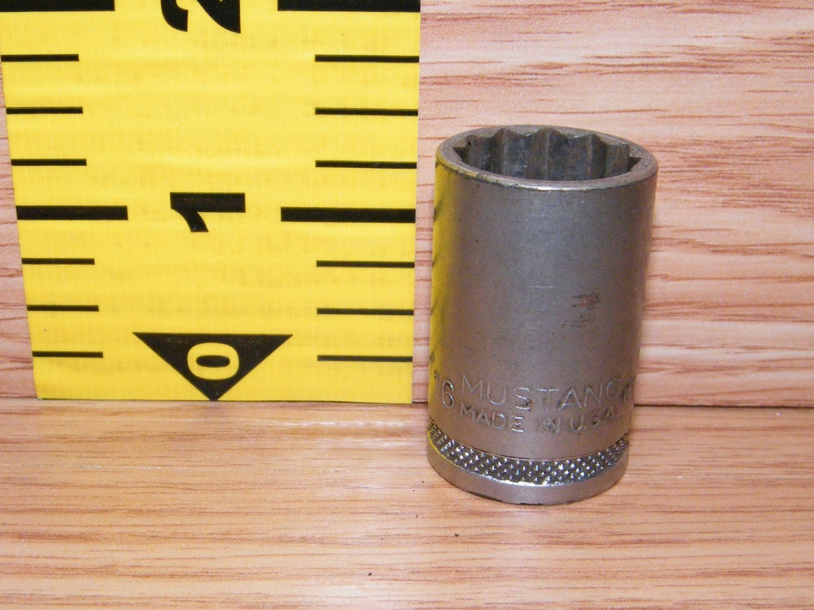 Genuine Mustang (MT 1222) 11/16″ 12 Point 1/2″ Drive Socket Only **U.S.A.**