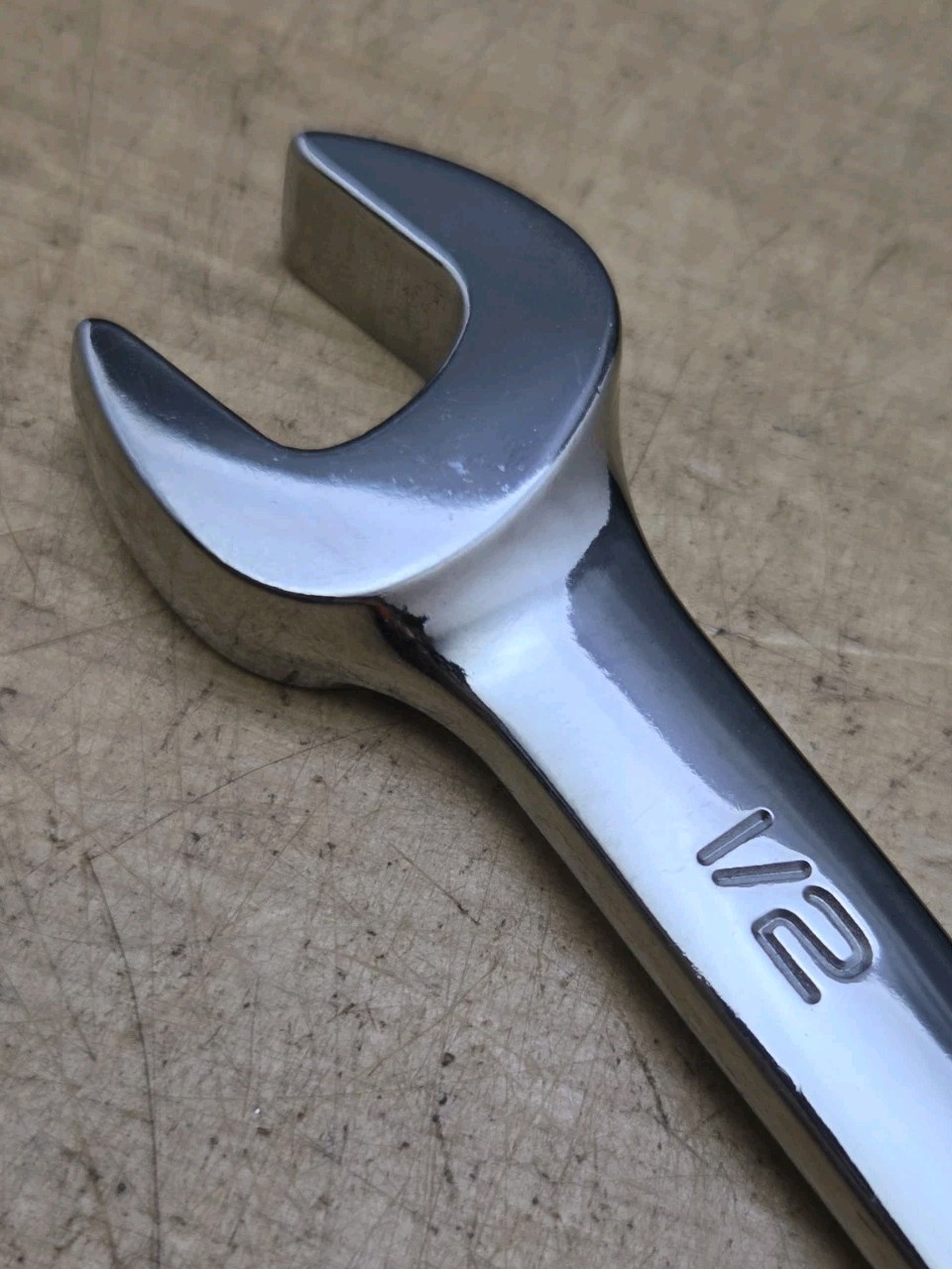 New Snap On RXS16B – 1/2″ Chrome 6Pt Open End/Flare Nut Wrench