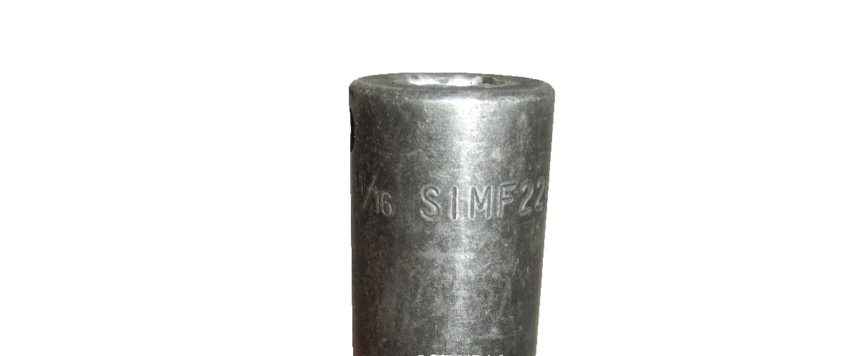 Snap-On Tools SIMF220 11/16″ 3/8″ Drive SAE Deep Impact Socket 6 Points USA