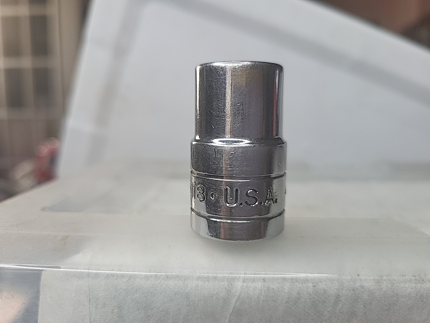 SK 40118 9/16″ Socket, 1/2″ Drive 6 Point Shallow Polished Chrome Socket USA