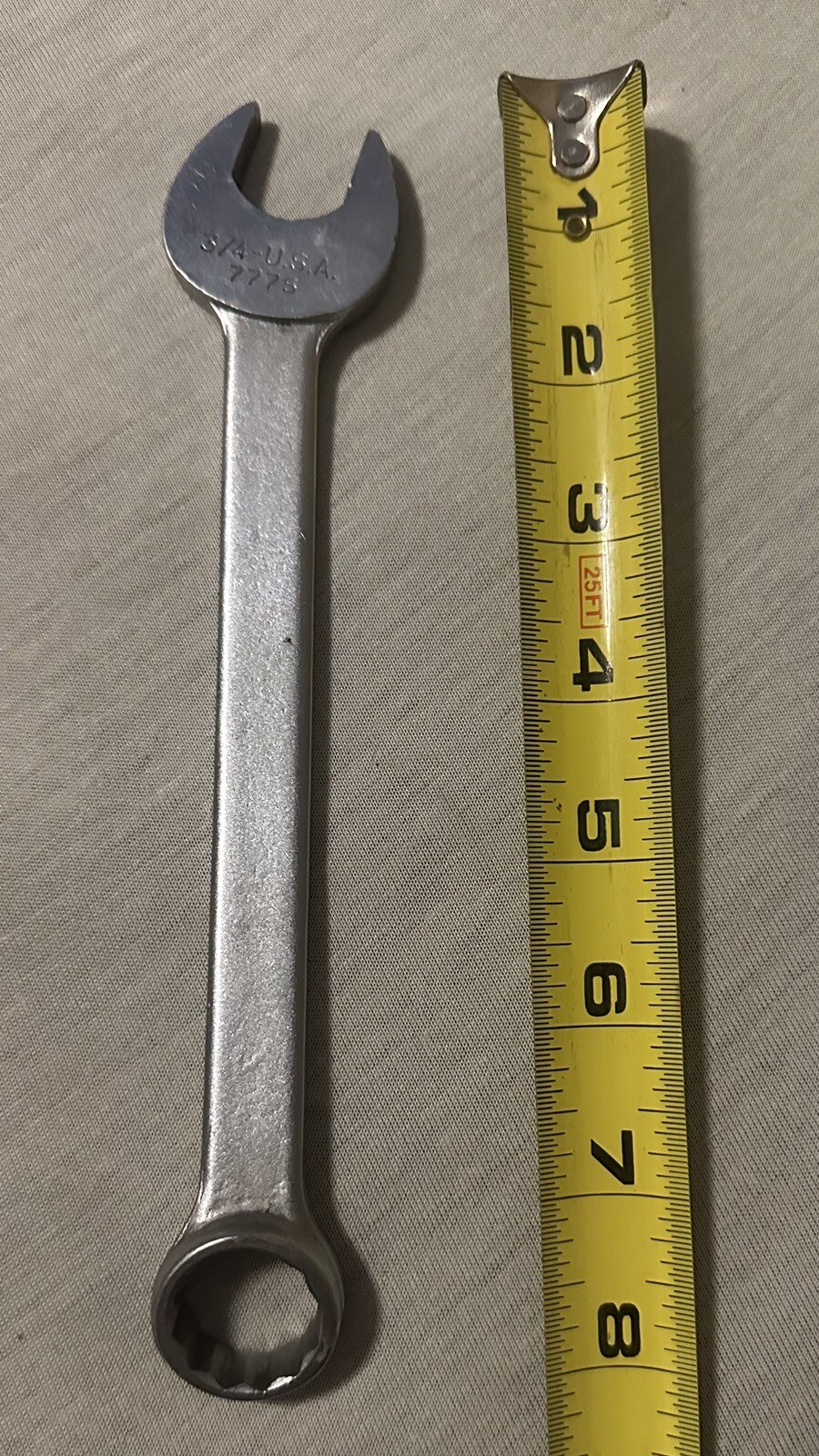 INDESTRO Super Tools U.S.A. #777S – 3/4″ Combination Wrench 8.2″ Long,12 Point