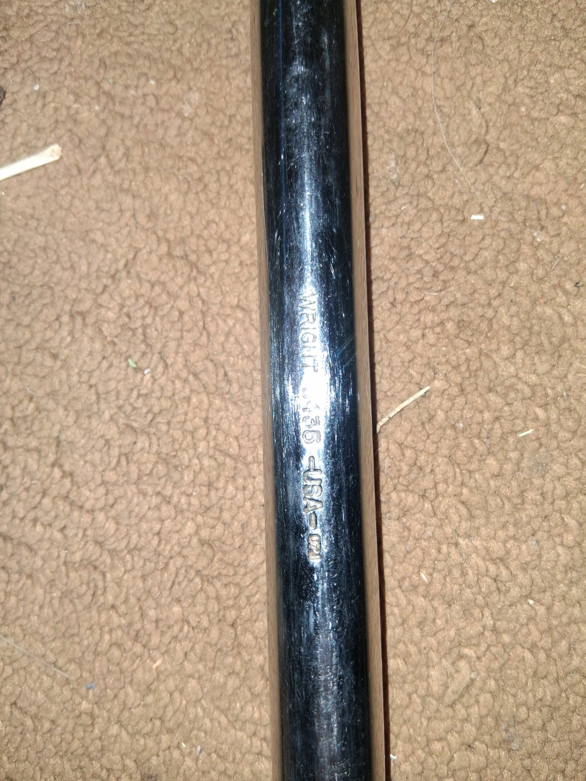 Wright USA #6435 Knurl Handle 22-inch 3/4 Drive Flex Head Breaker Bar USA Made