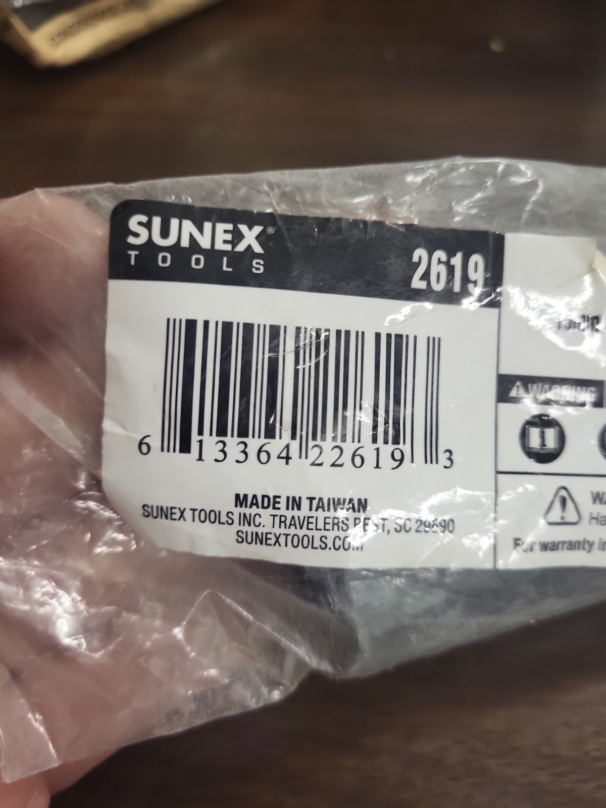 Sunex Tools 1/2″ Dr. 19mm Extra Thin Wall Deep Impact Socket Part #2619