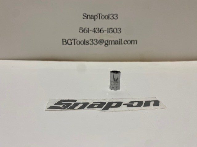 Snap-On TMM9 1/4″ Drive 6-Point Metric 9 mm Flank Drive® Shallow Socket