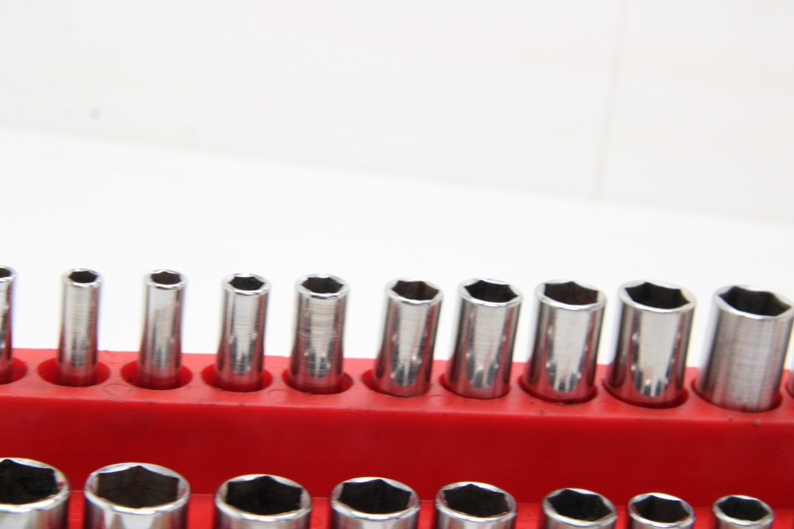 Snap On TMM & STMM 4-15mm 26 Piece 6 Point Shallow & Deep Chrome Socket Set USA