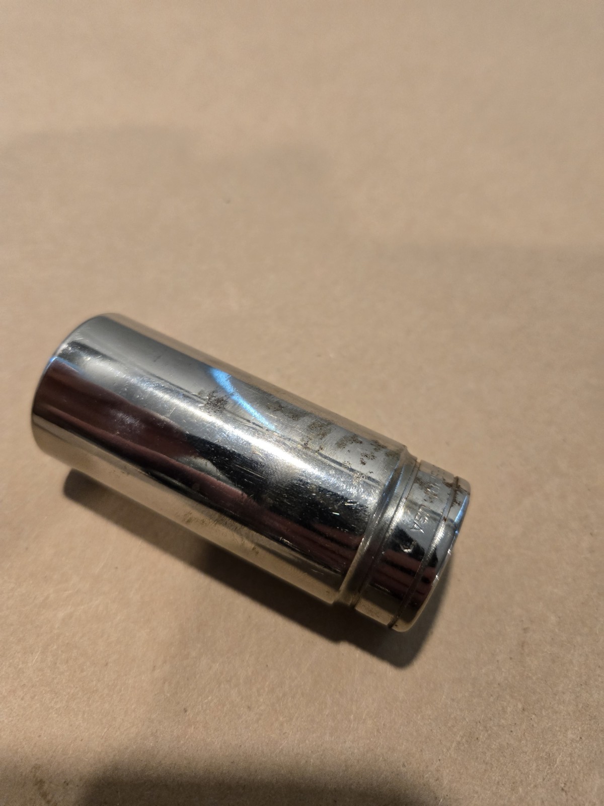 Snap On 3/8″ Drive 1/4″-7/8″ 6PT SAE Deep Chrome Sockets USA With Rack Lot Of 11