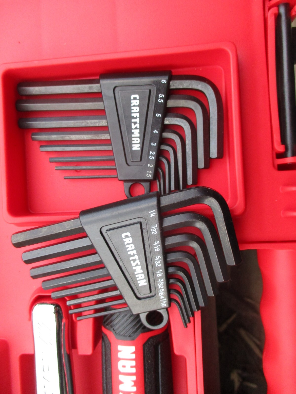 New Craftsman 63-Piece Standard and Metric Combination Chrome Mechanics Tool Set