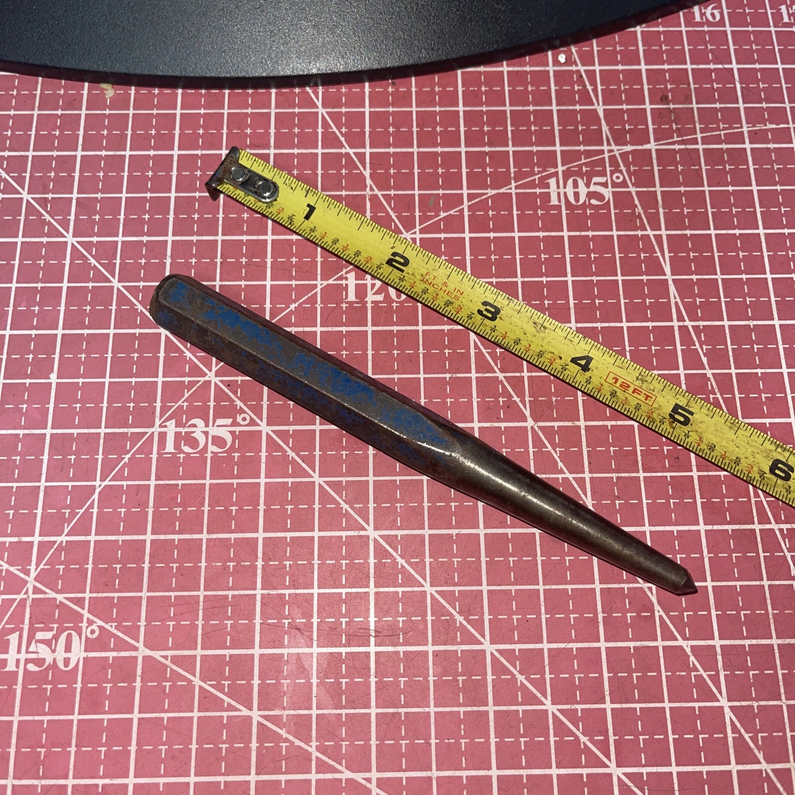 Vintage CTC Hargrave USA No 284 1/2 In Center Punch 1/2” Nice