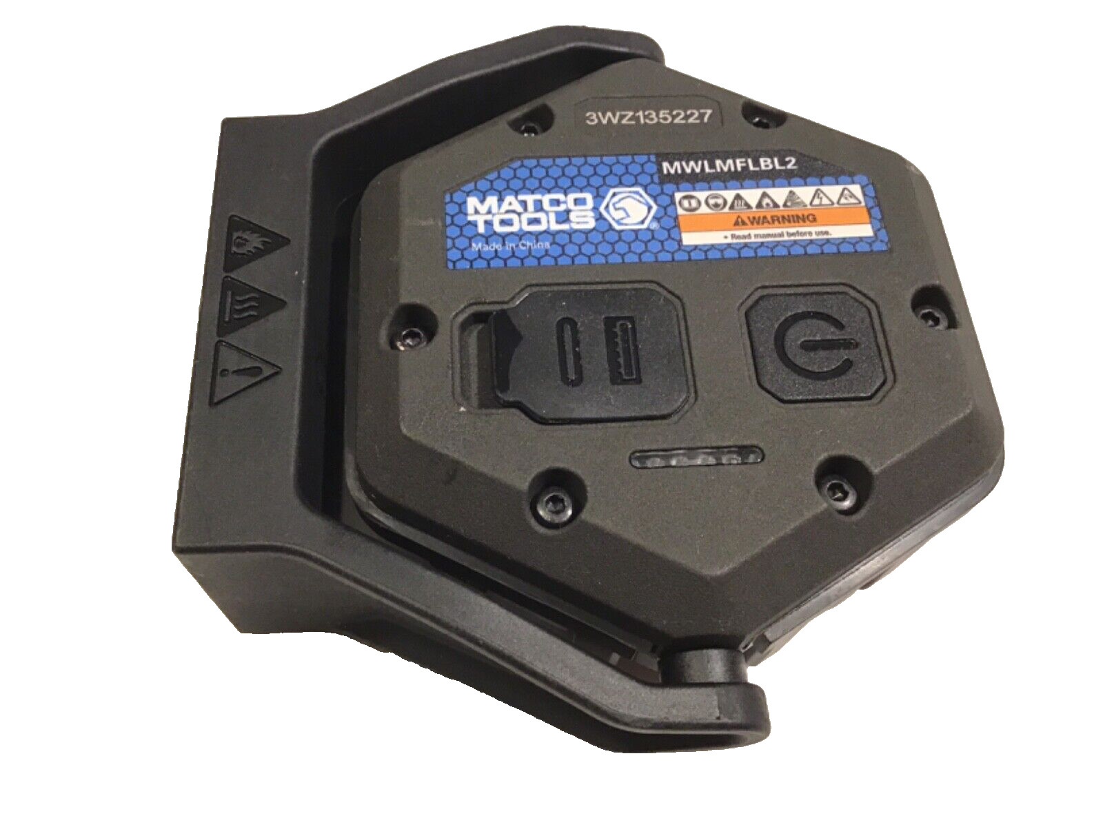 Matco Tools MWLMFLBL2 1000 Lumens RARE BLUE Cordless Snap Pivot Flood Light W/UV