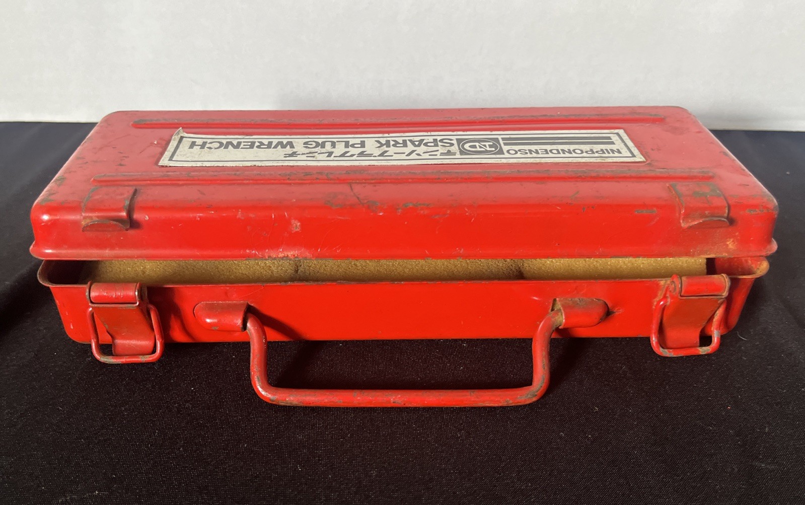 Vtg Nippondenso ND Spark Plug Wrench 5 Pc Socket Set W/Case 10mm,12mm,14mm
