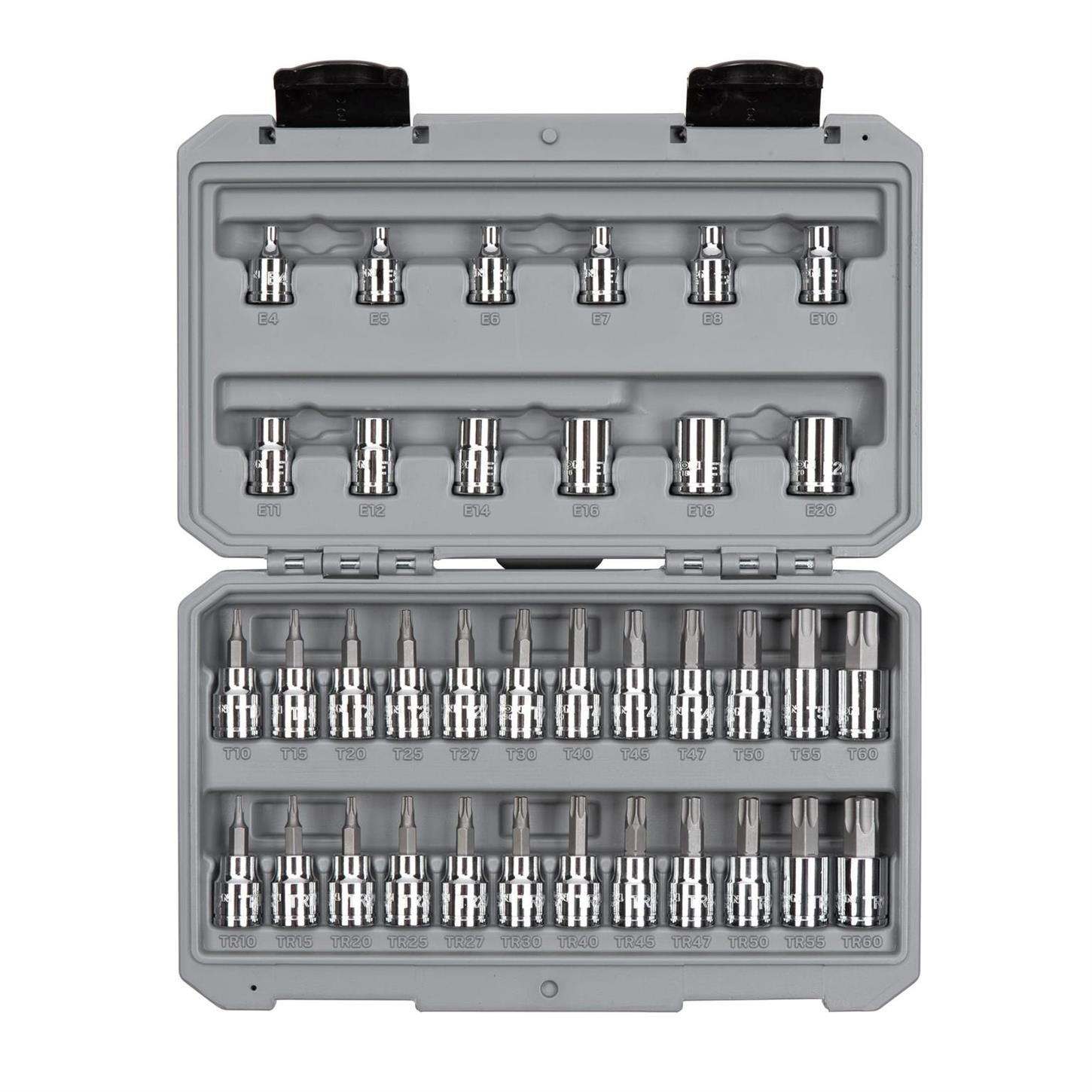 Tekton SKT15402 3/8″ Drive Torx Bit & External Star Socket Set