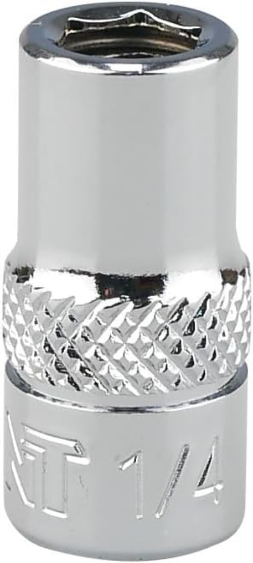 Reliable 1/4-inch Drive to Hex Bit Holder – Chrome Vanadium Magnetic Adapter
