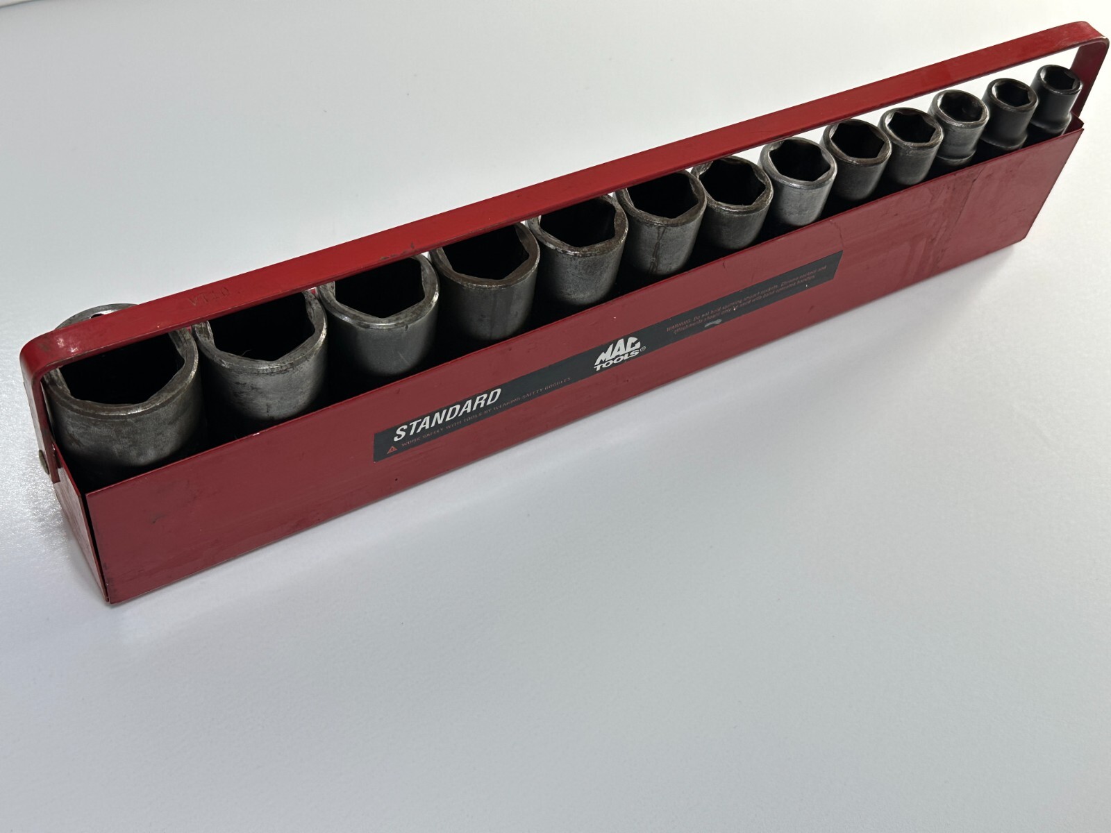 MAC Tools USA 13pc SAE Deep Impact Socket Set 1/2″ Drive 6 Point 7/16″ to 1-1/4″