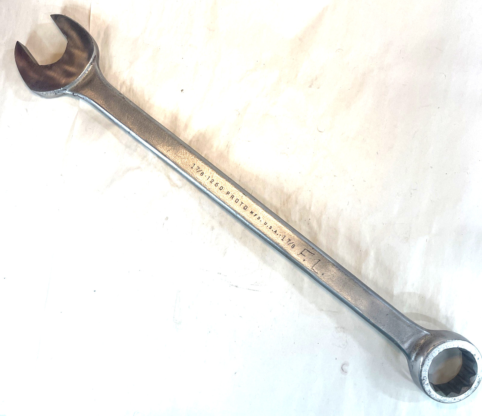 Vintage Proto 1260 1-7/8″ 12 Point Combination Wrench – Made in USA