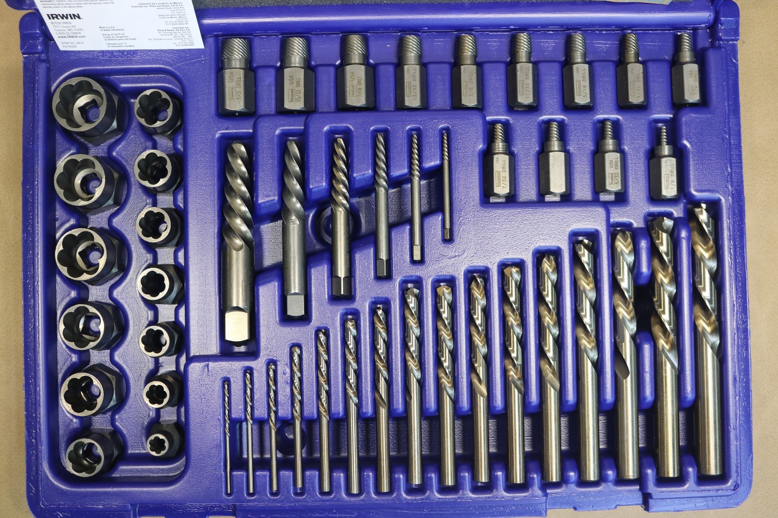 Irwin Hanson 48pcs Master Extractor Set 3101010