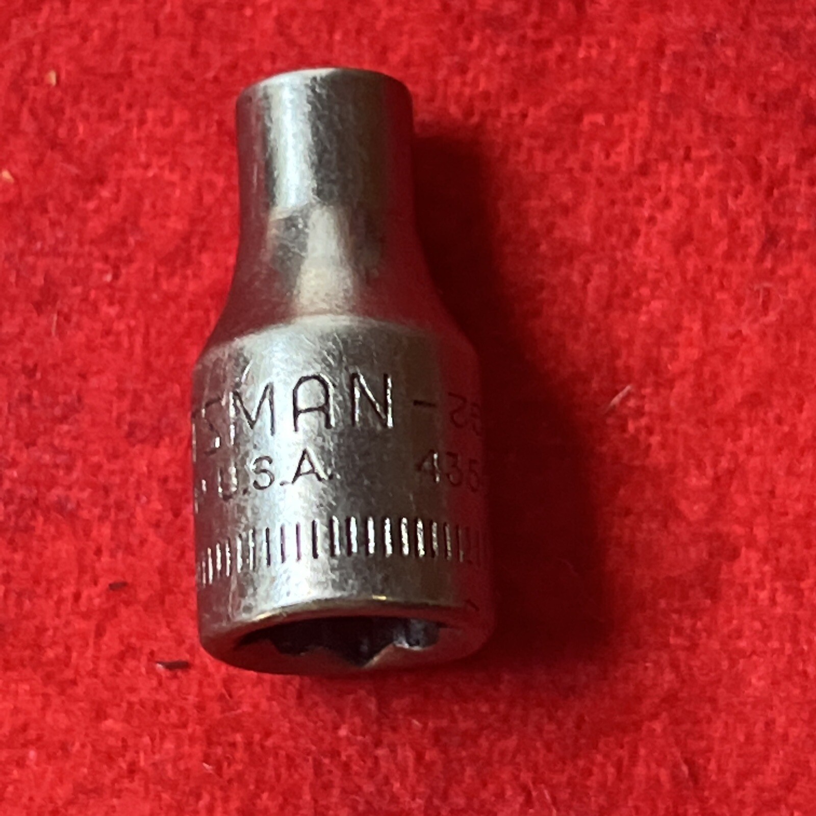 CRAFTSMAN -G2-43505 (reverse) SOCKET 4mm, 1/4” DRIVE, 6 POINT – USA (k13)