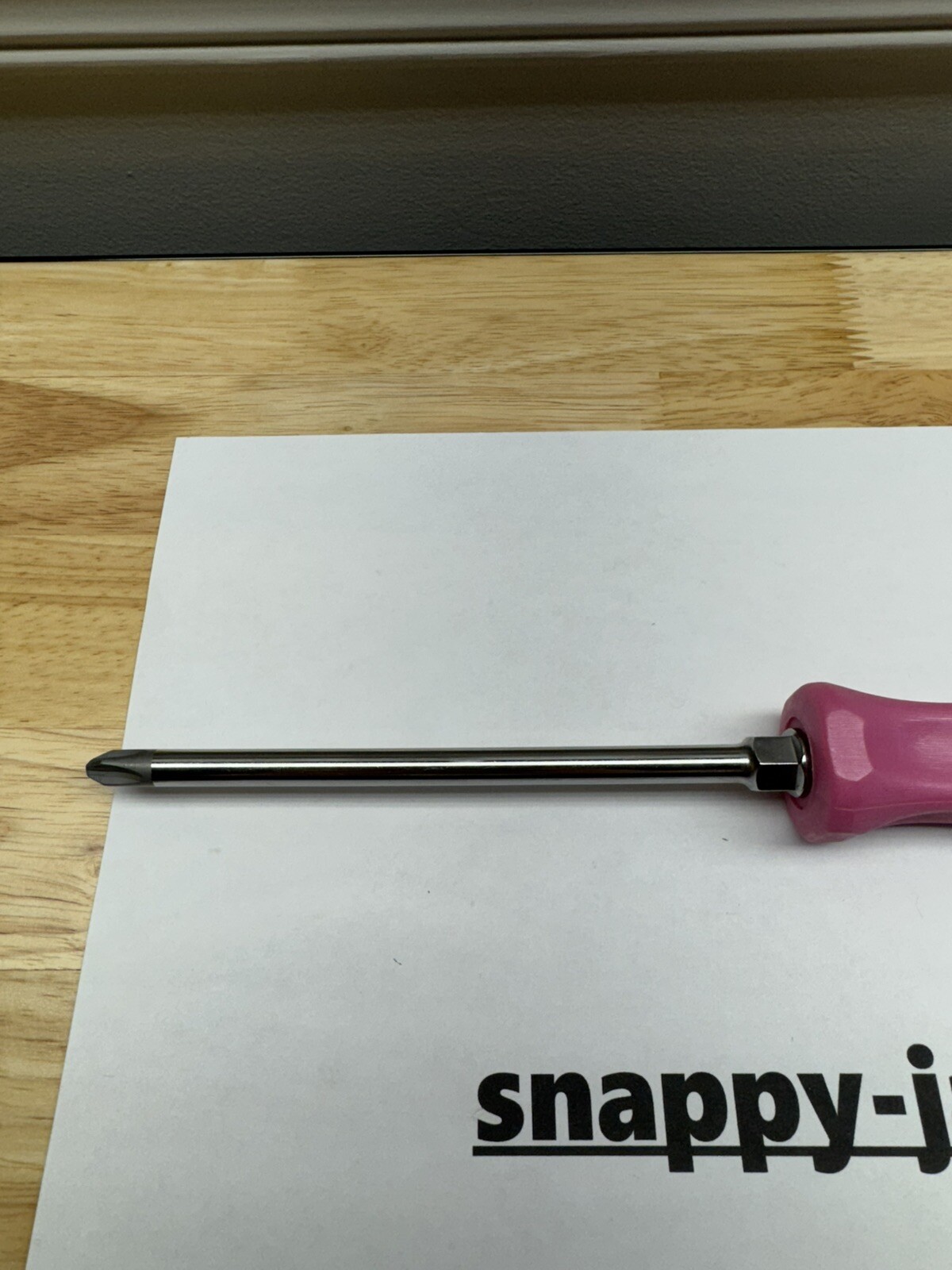 Snap-on Tools USA NEW PEARL PINK Hard Handle #3 Phillips Screwdriver SDDP63IRAPP