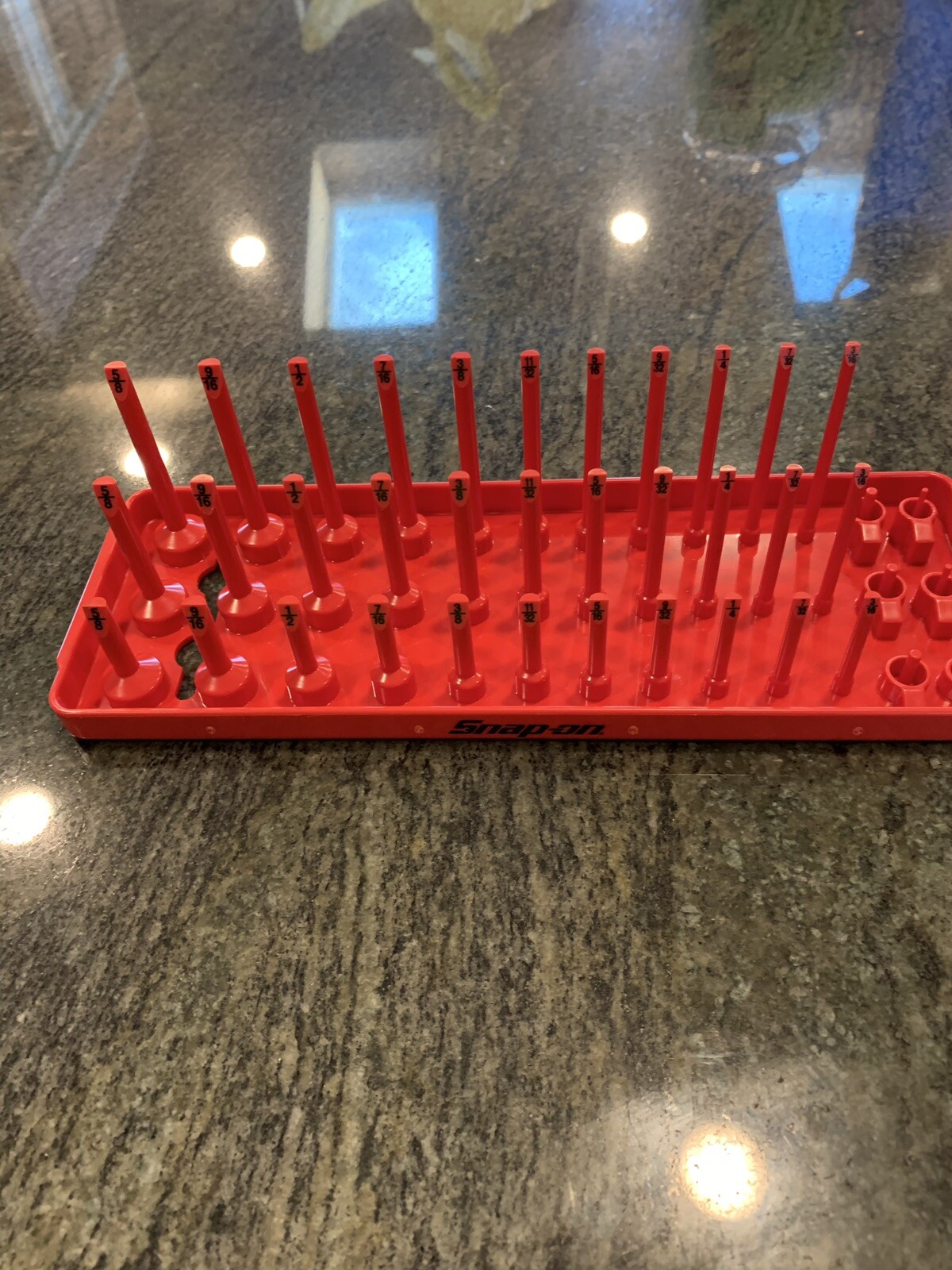 Snap On ka143frrd 1/4″ sae post 3 row socket tray red