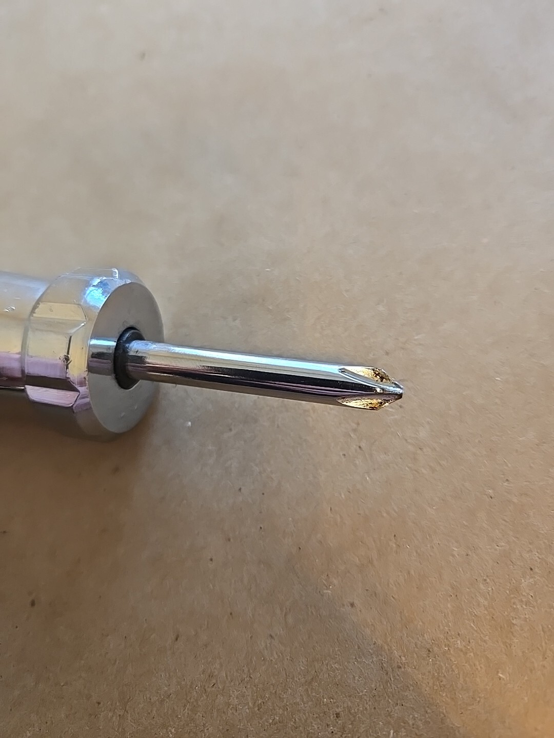 Pro Shop Phillips Flat Head Various Lengths & SizesChrome Screwdrivers Set Of 5