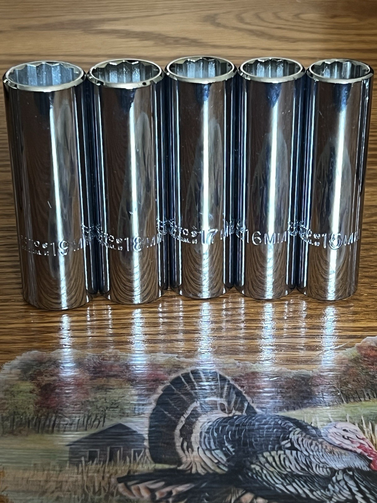 Proto® Professional 1/2″ Drive 15 Pc Metric Chrome Deep Socket Set 12 Point USA