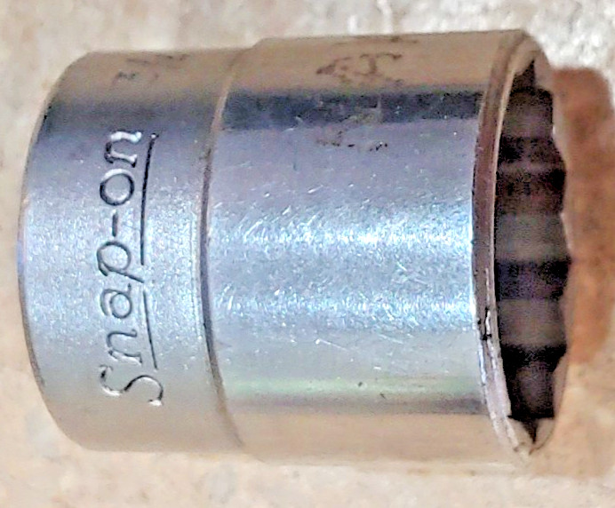 Snap-on FV241 3/8″ Drive 3/4″ SAE 12-Point Regular Socket Made in USA