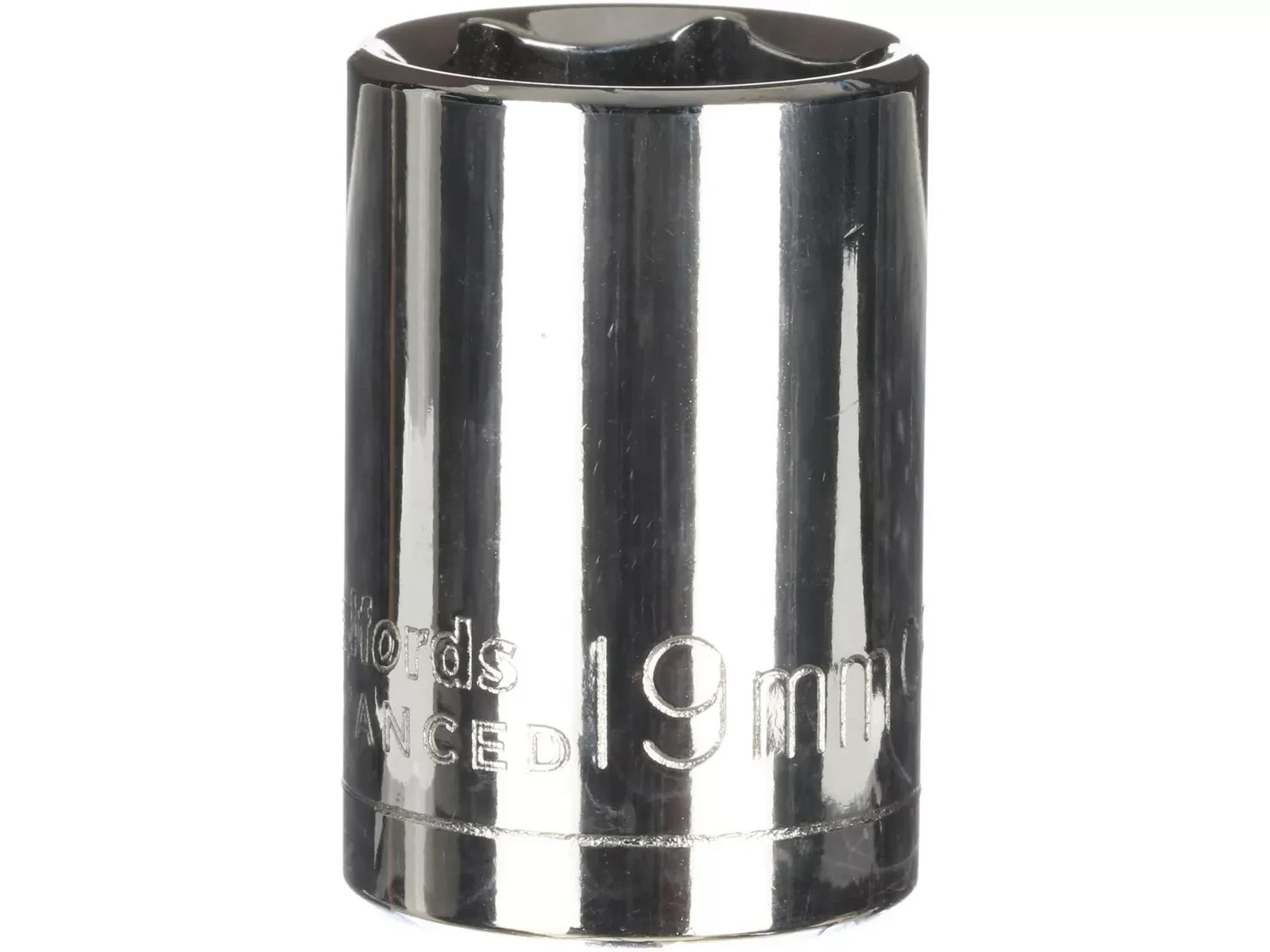 Halfords advanced 19mm 1/2» drive shallow socket 6 point chrome **FREE POST**