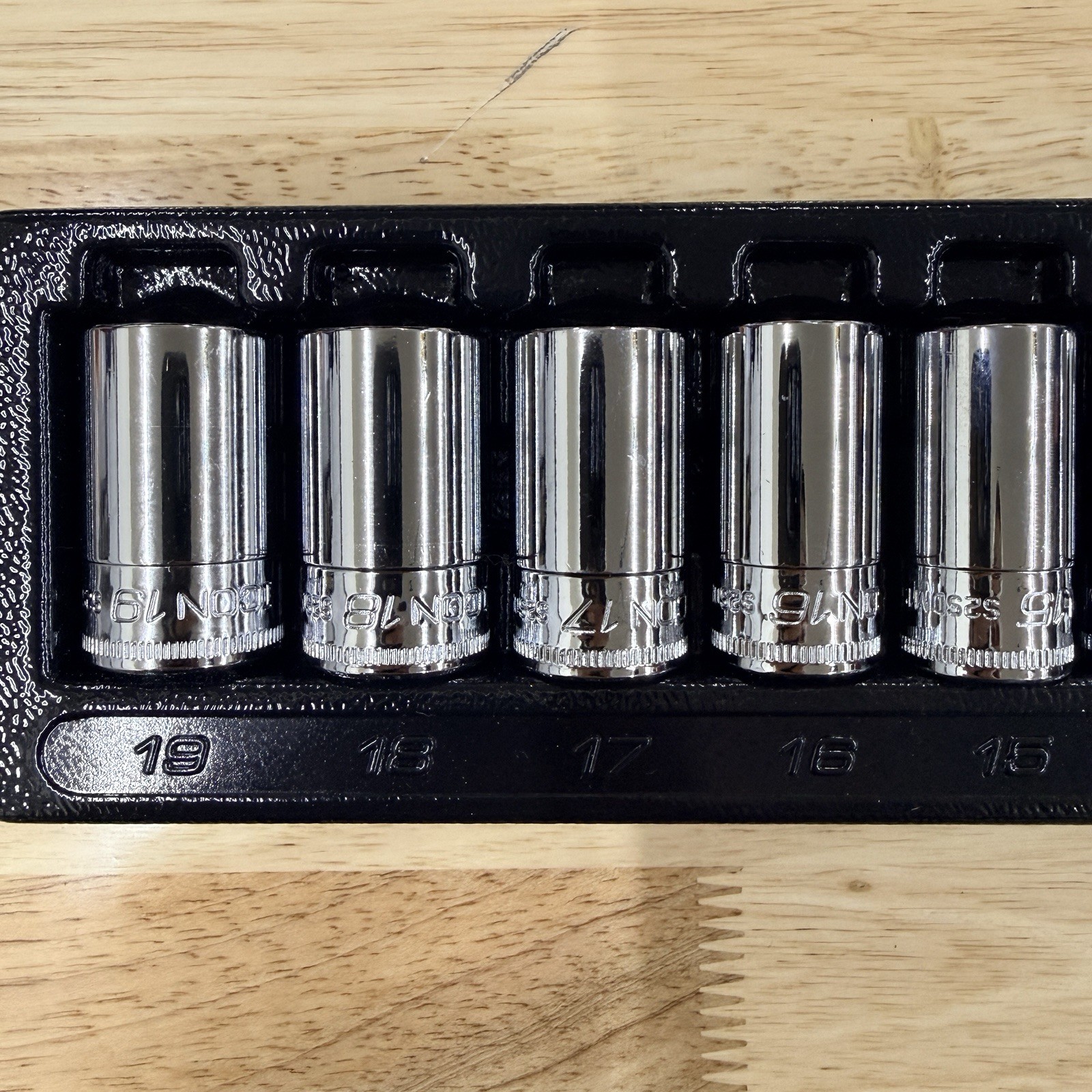 NEW ICON Metric Semi-Deep 3/8” Drive 6 Point Sockets – Chrome – Pick a Size (mm)