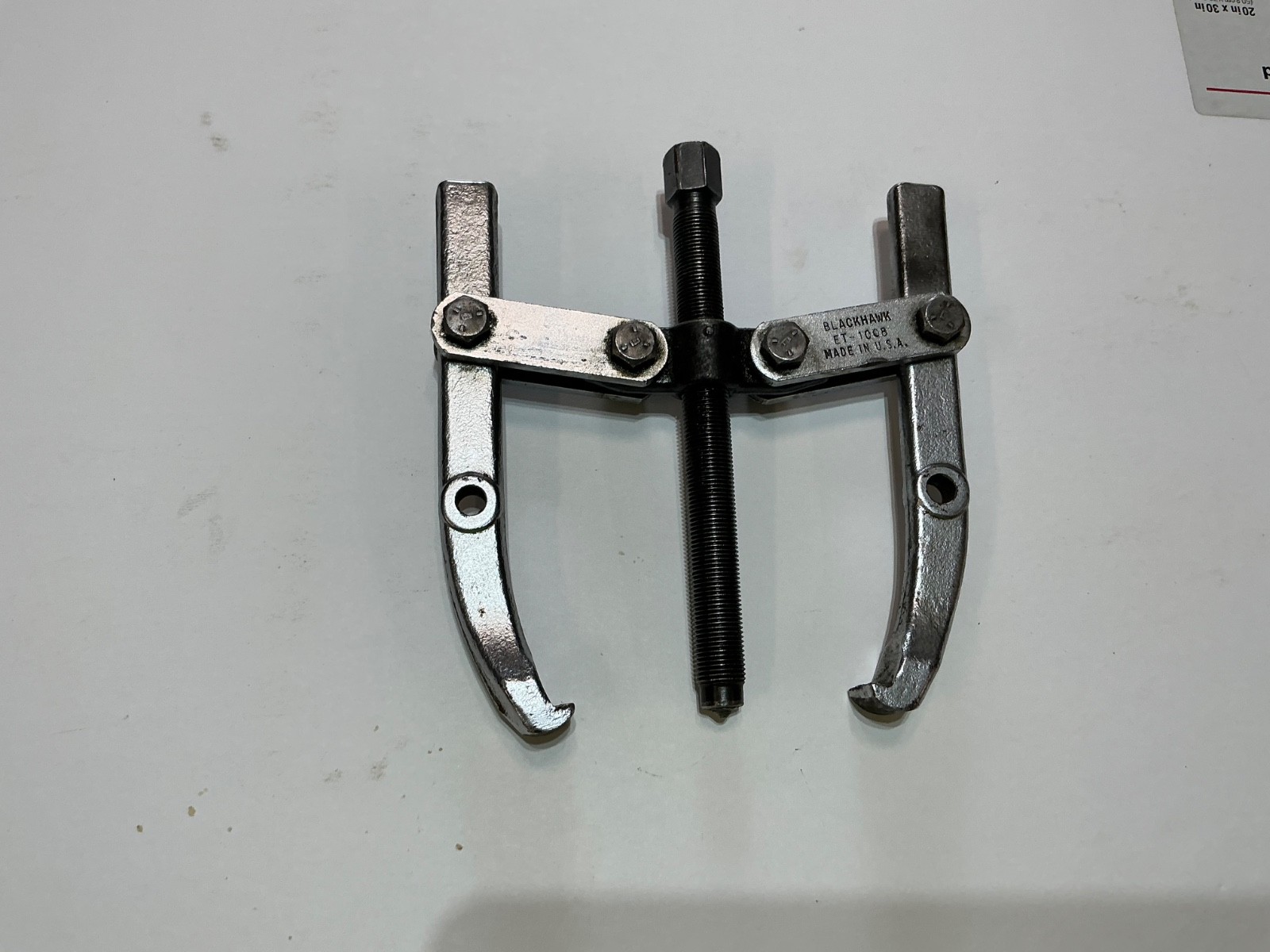 Vintage BlackHawk 2 jaw gear puller ET-1008 made in USA grt shape
