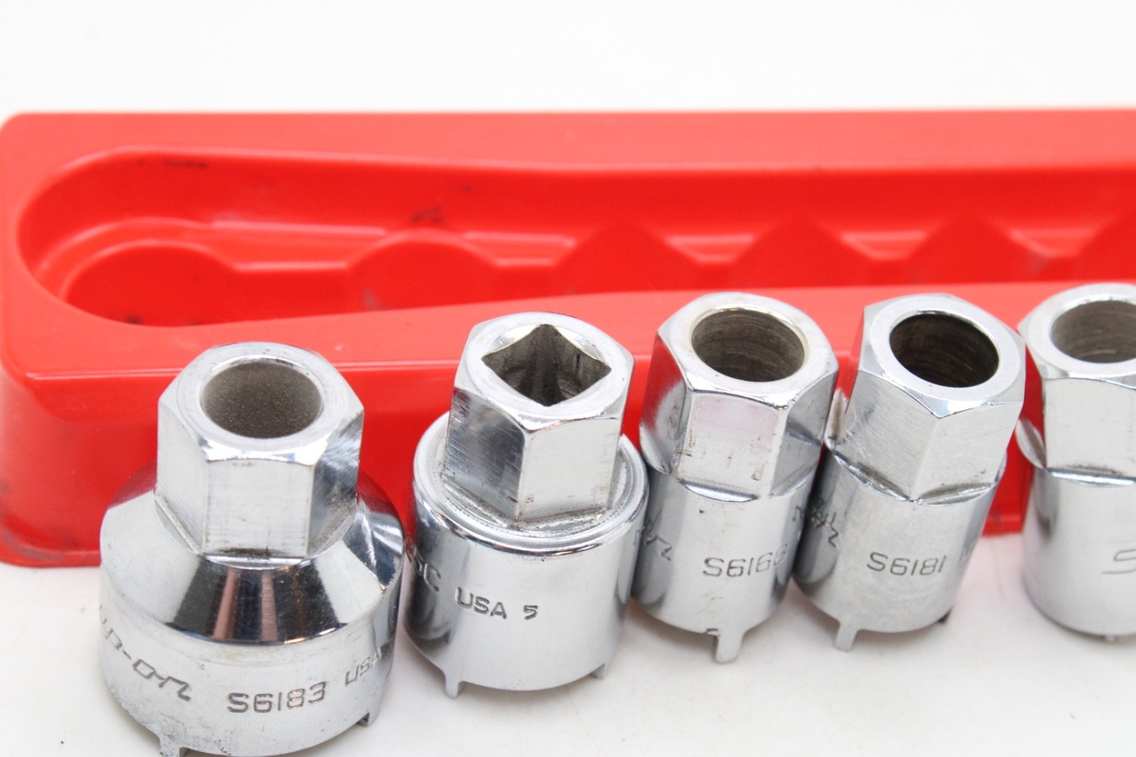 Snap on RARE 2006ANT 6-Piece Chrome Vehicle Antenna Nut Socket Set USA