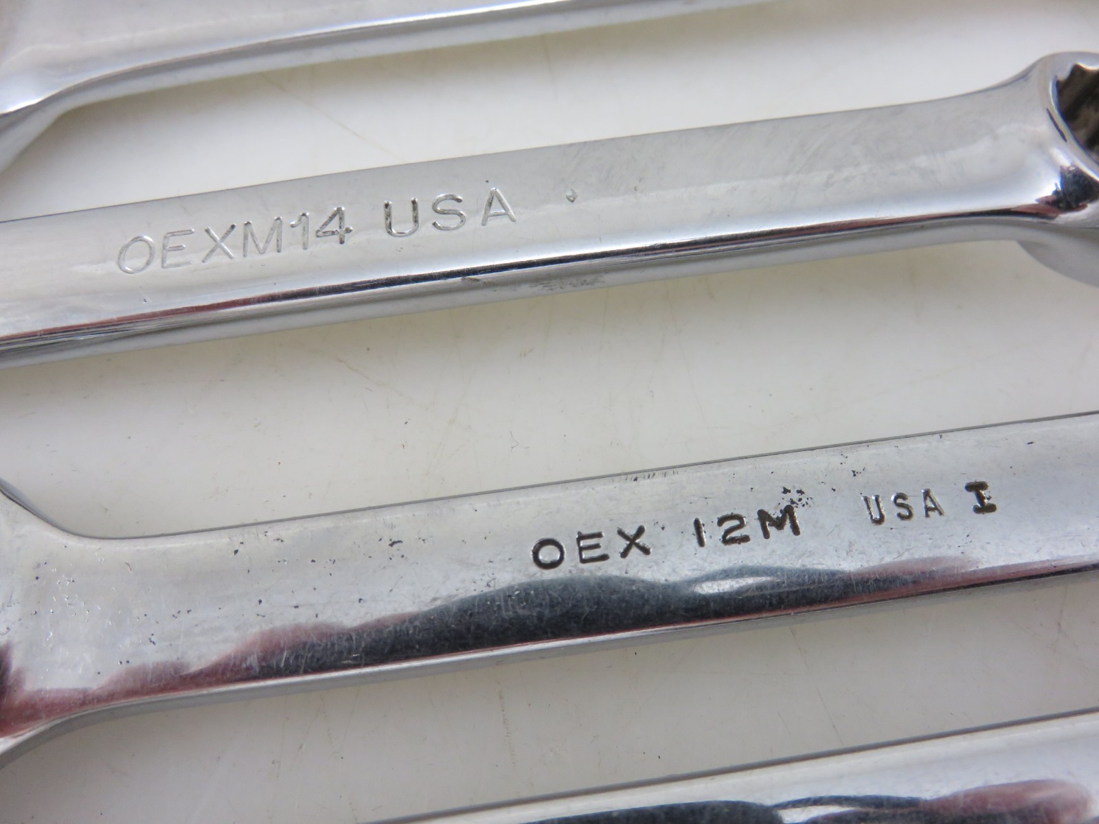 Snap-On OEXM SHORT Metric Combination Wrench 9mm-18mm 7pc Set Made In USA
