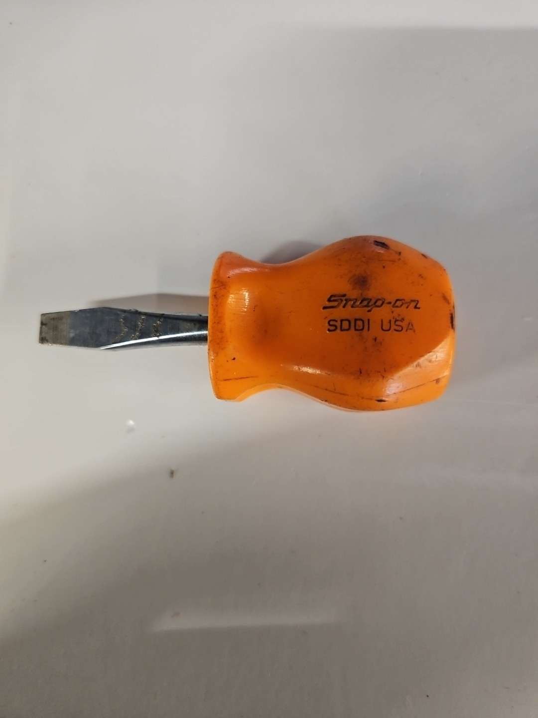 Snap on Tools SDD1 Orange SLOTTED STRAIGHT FLAT TIP SCREWDRIVER USA