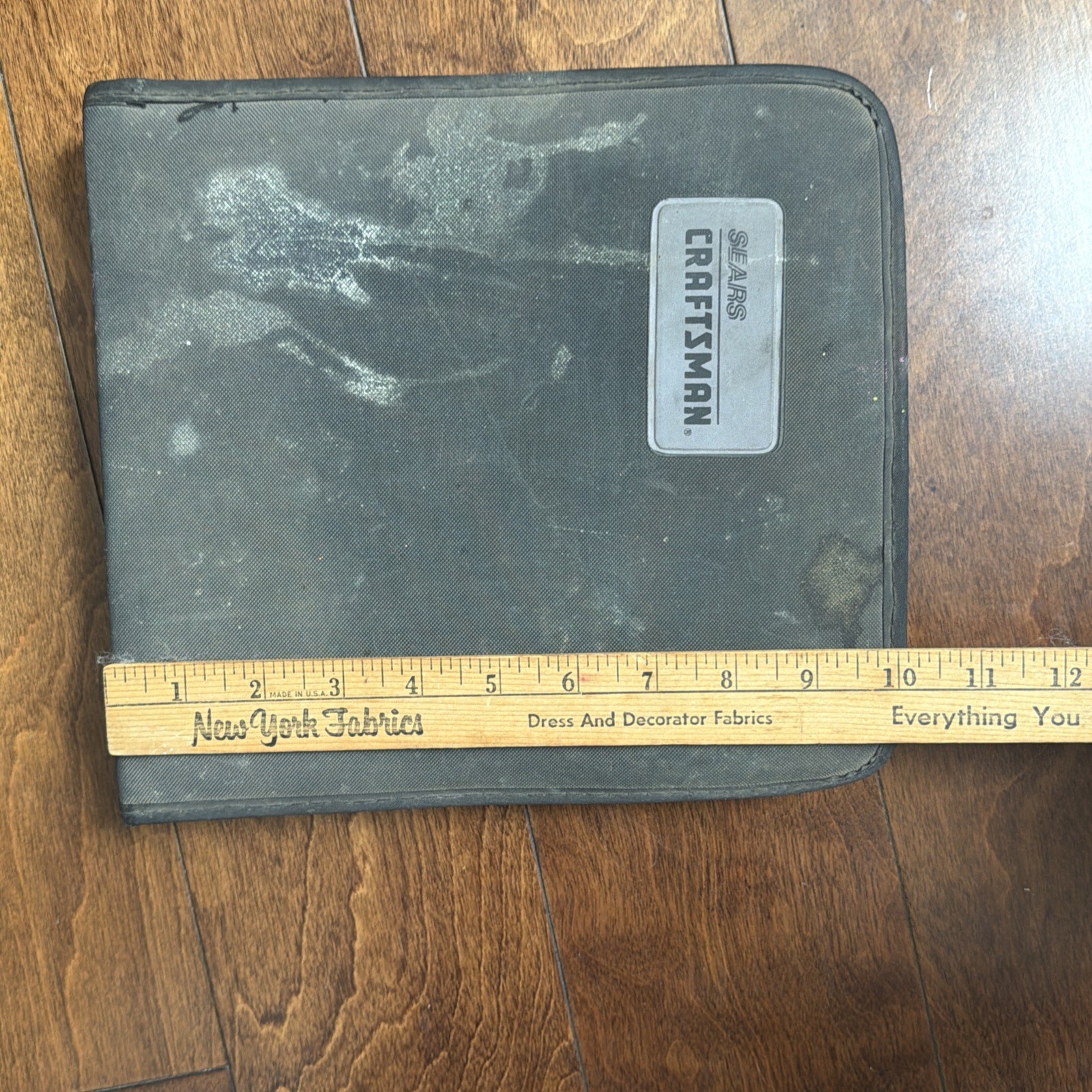 Vintage Sears Craftsman Mechanics Tool Socket Set SAE/Metric Zippered Case