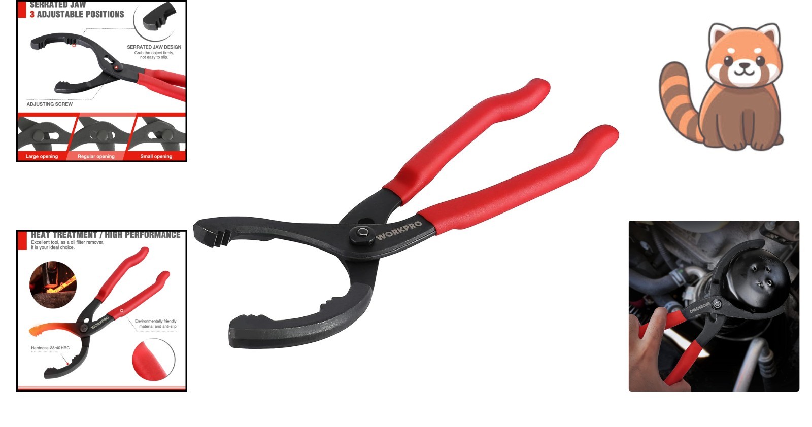 Mechanical Oil Filter Wrench with 4.5″ Jaw Capacity – Adjustable and Easy to Use