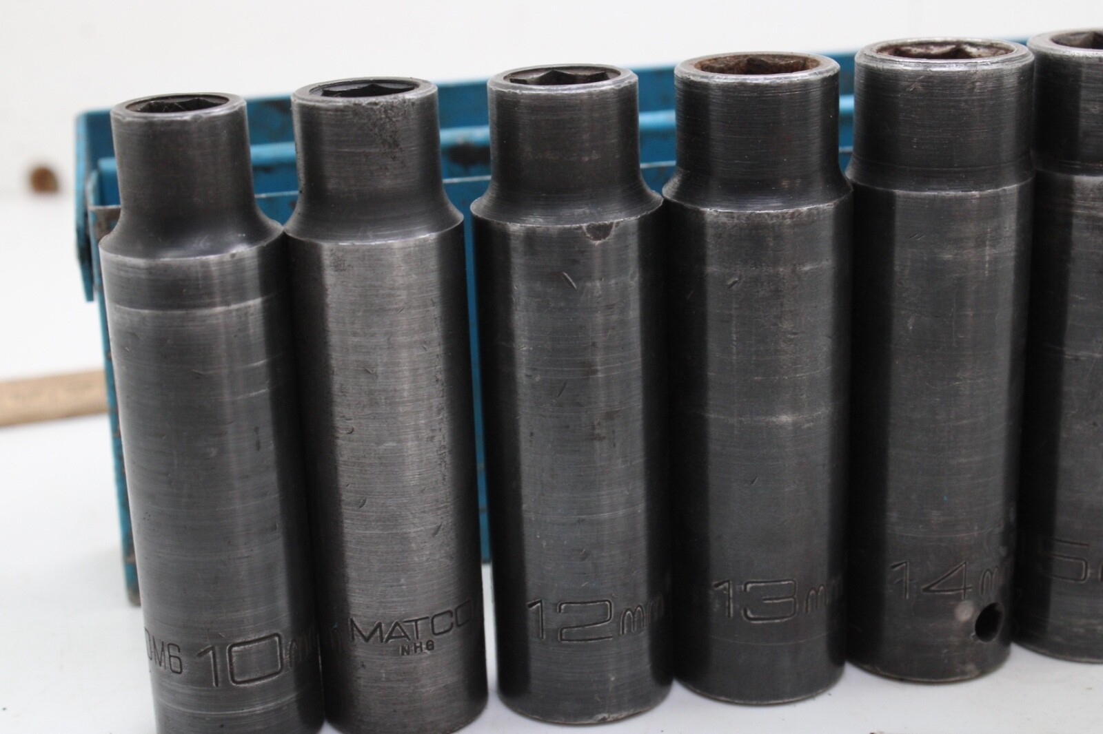 Matco CDP10M6-CDP21M6 10- 21mm 1/2″ Drive 11 Pc 6 Point Deep Impact Socket USA