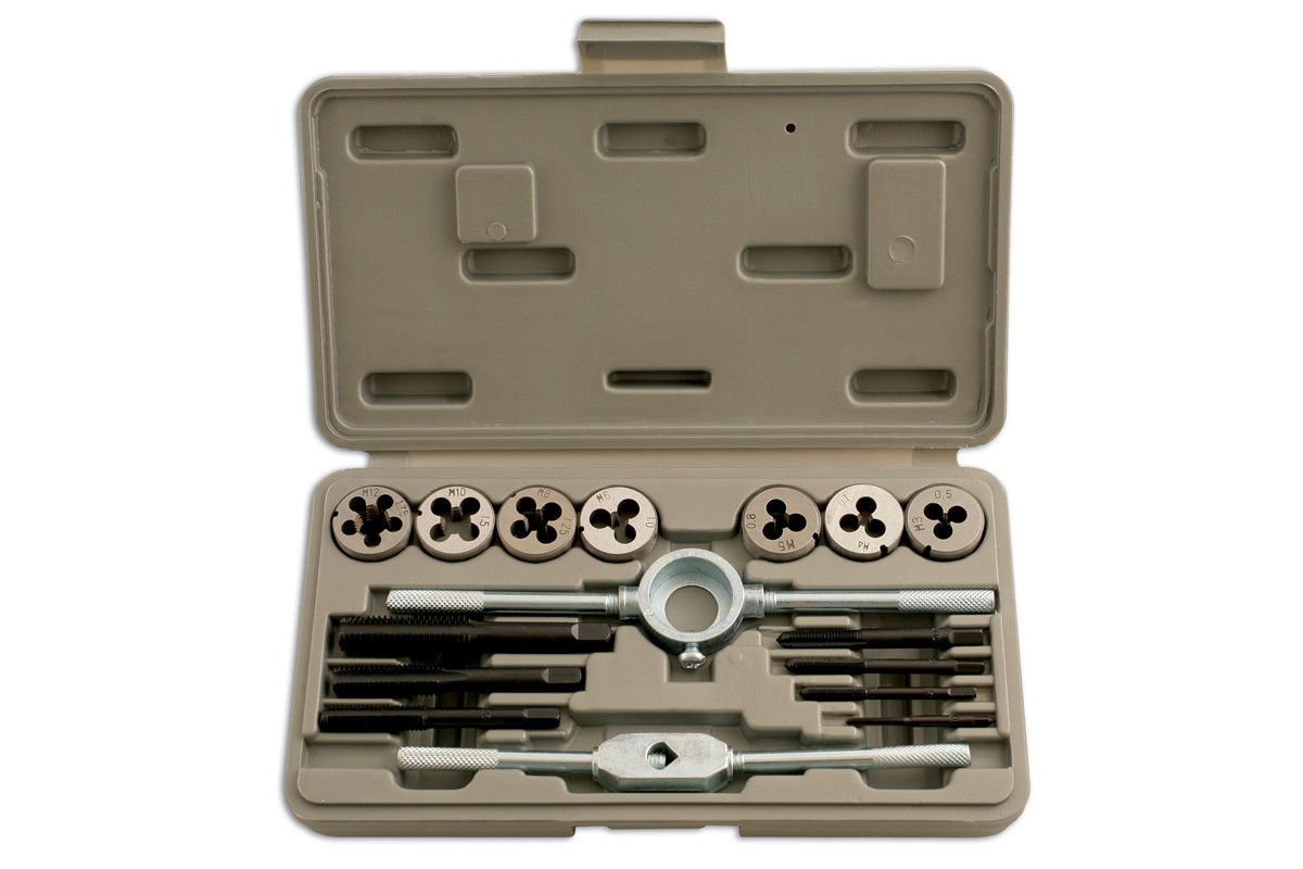 Laser Tools Metric Tap & Die Set 16pc 1398