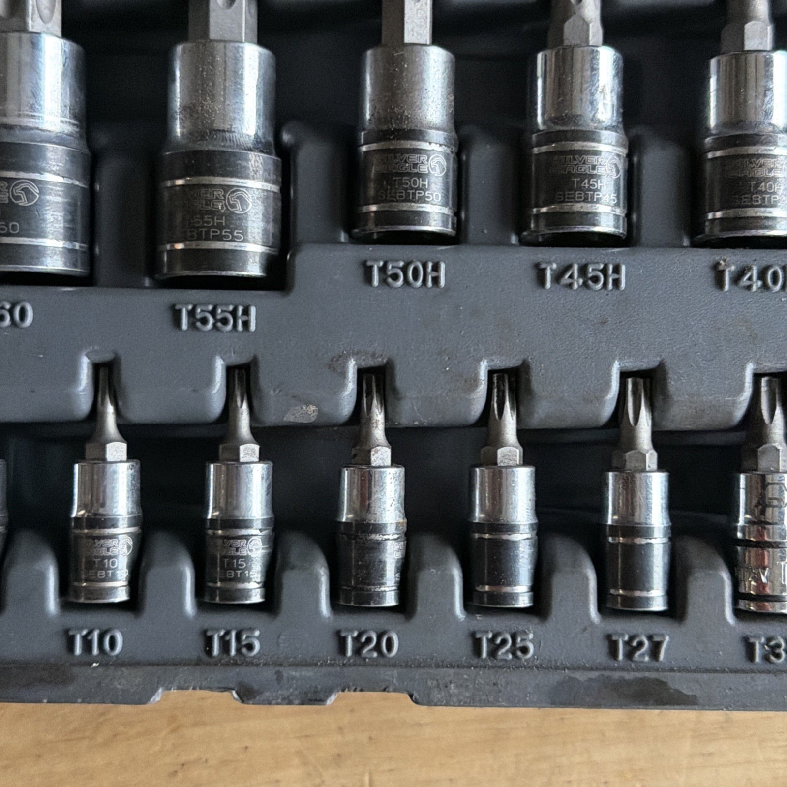 Matco Silver Eagle Torx Regular Tamper Proof Bit Driver Socket Set SBS23SE READ!