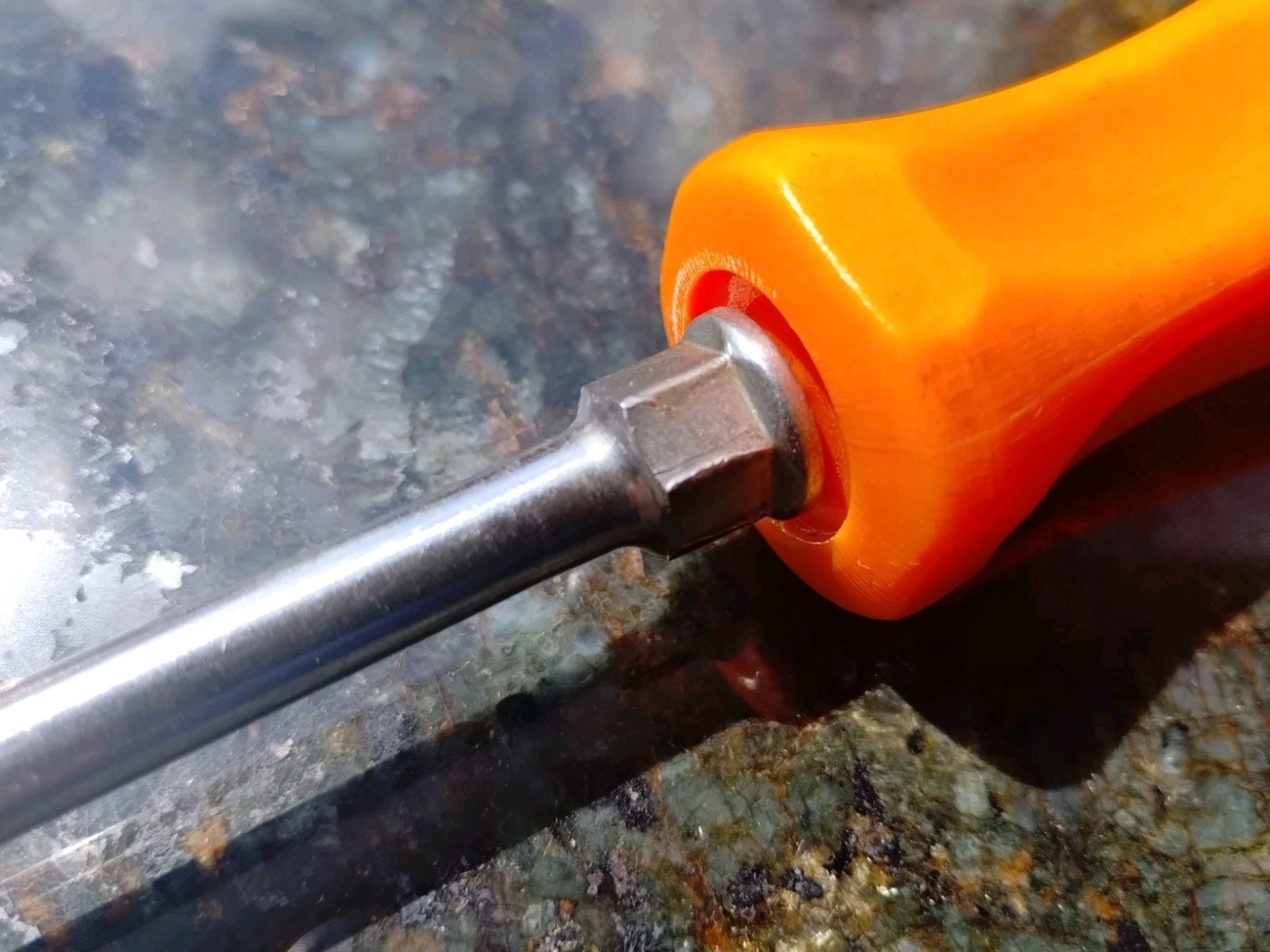 Snap On Tools USA RARE T45 TORX Hard Handle Orange Screwdriver SDTX645 USA.