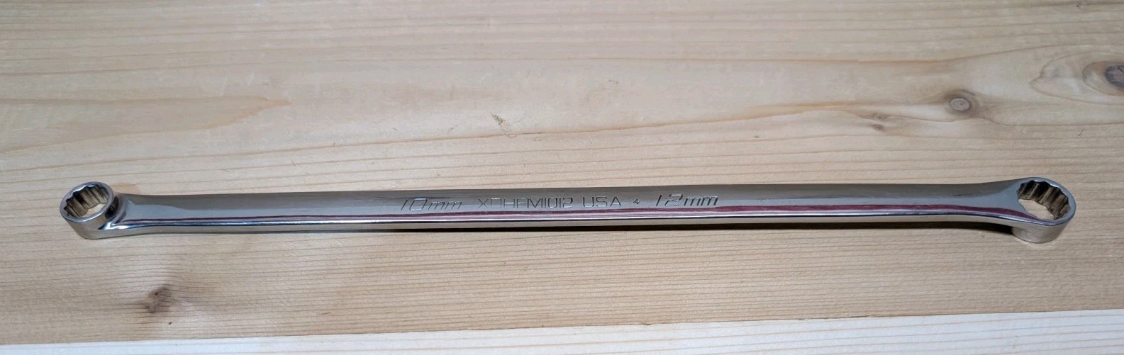 Snap-on XDHFM1012 10mm 12mm Double Box End Wrench 12 Pt 0 Degree Offset