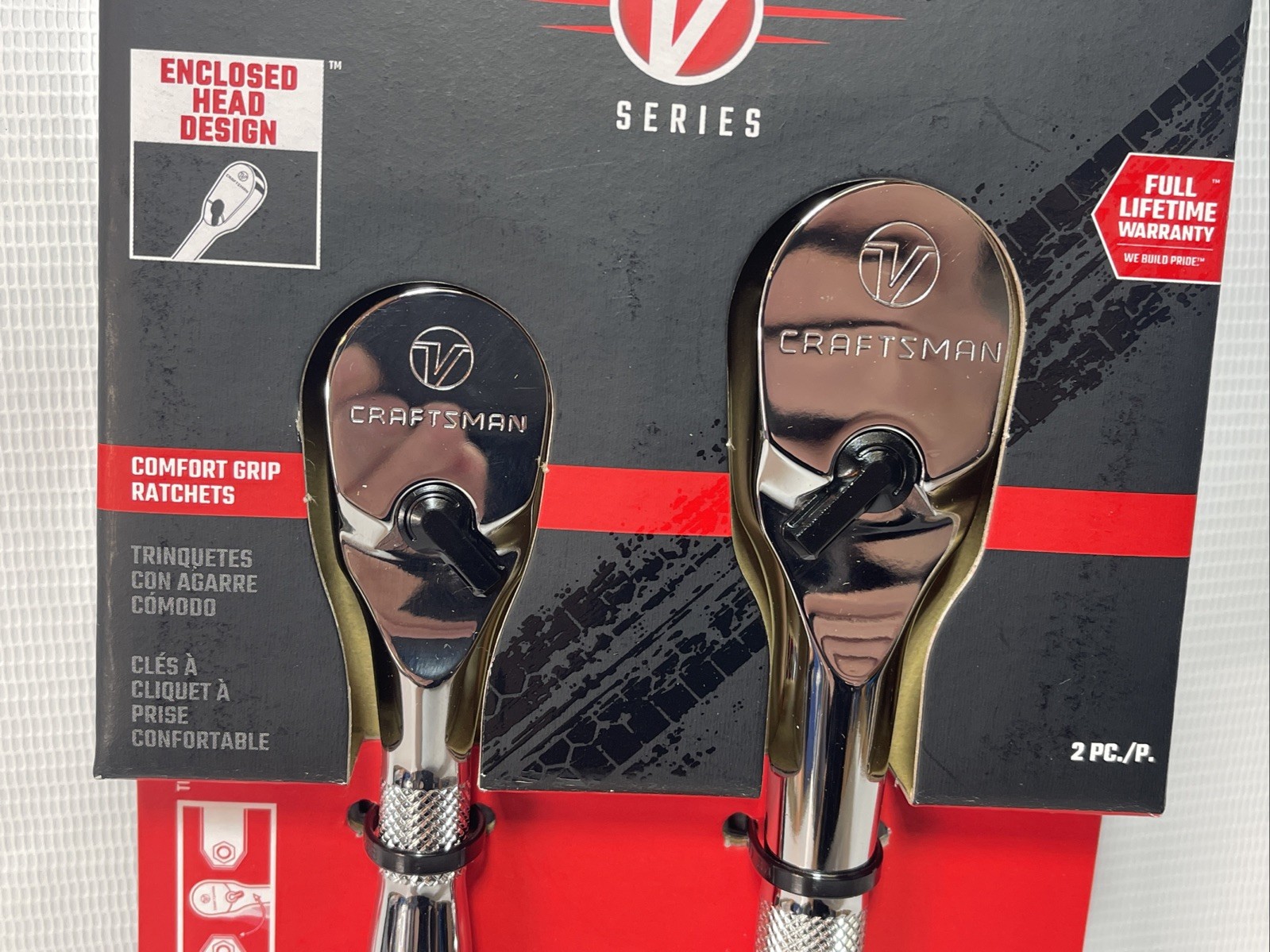 CRAFTSMAN V-SERIES 3/8 & 1/2 Inch Drive, Comfort Grip, 2 Pack (CMMT86504V) New