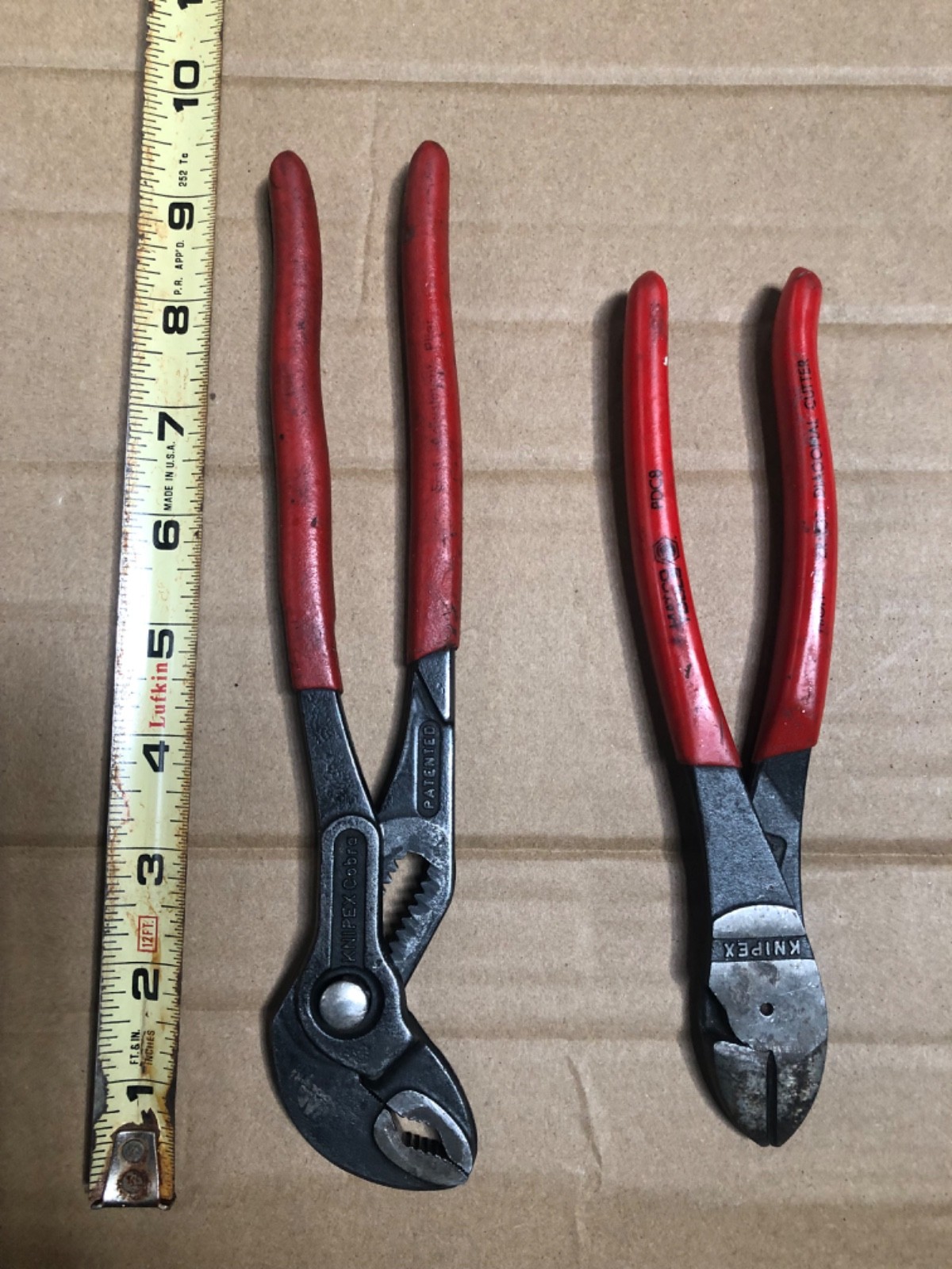 MAC Tools Knipex PDC8 & Knipex Cobra Pliers 9 1/2″ long