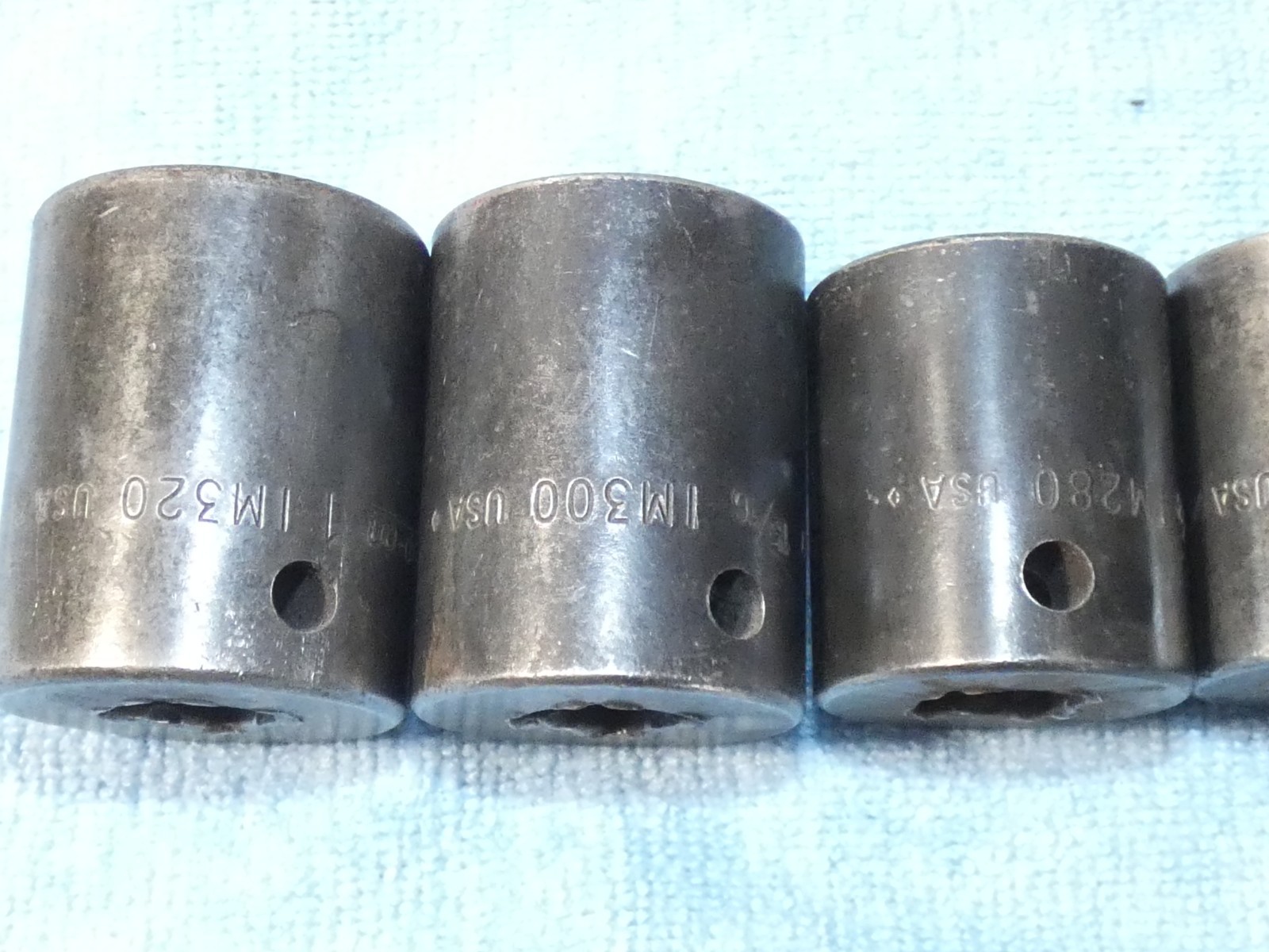 10 Snap-on Sockets 1/2″ Drive Impact 6 Point SAE IM Series Tool 3/8″ Thru 1″ Set