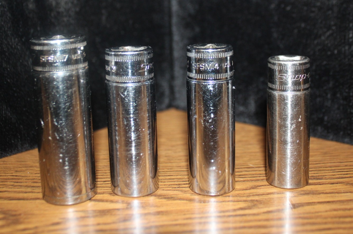 Snap On METRIC 3/8″dr SFSM Deep Sockets 13, 14, 15 & 17mm