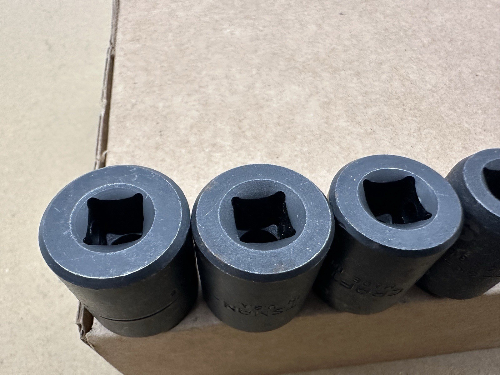 Craftsman GK 1/4″ to 3/4″ 6 Pt Shallow Impact Socket Set 3/8″ Dr 15880 USA *READ