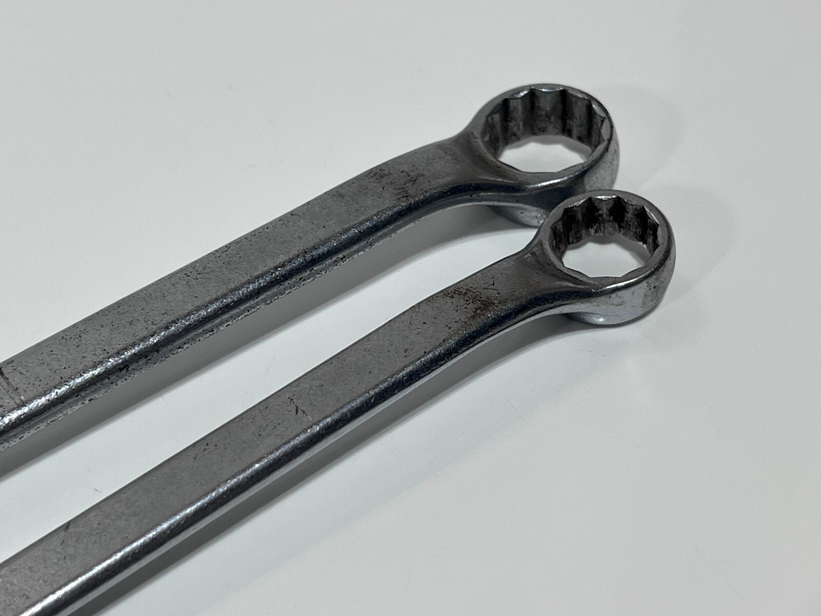 Fleet Tools USA 2pc SAE Offset Box Wrench Pair Set – 6428 & 6424 – 12 Point
