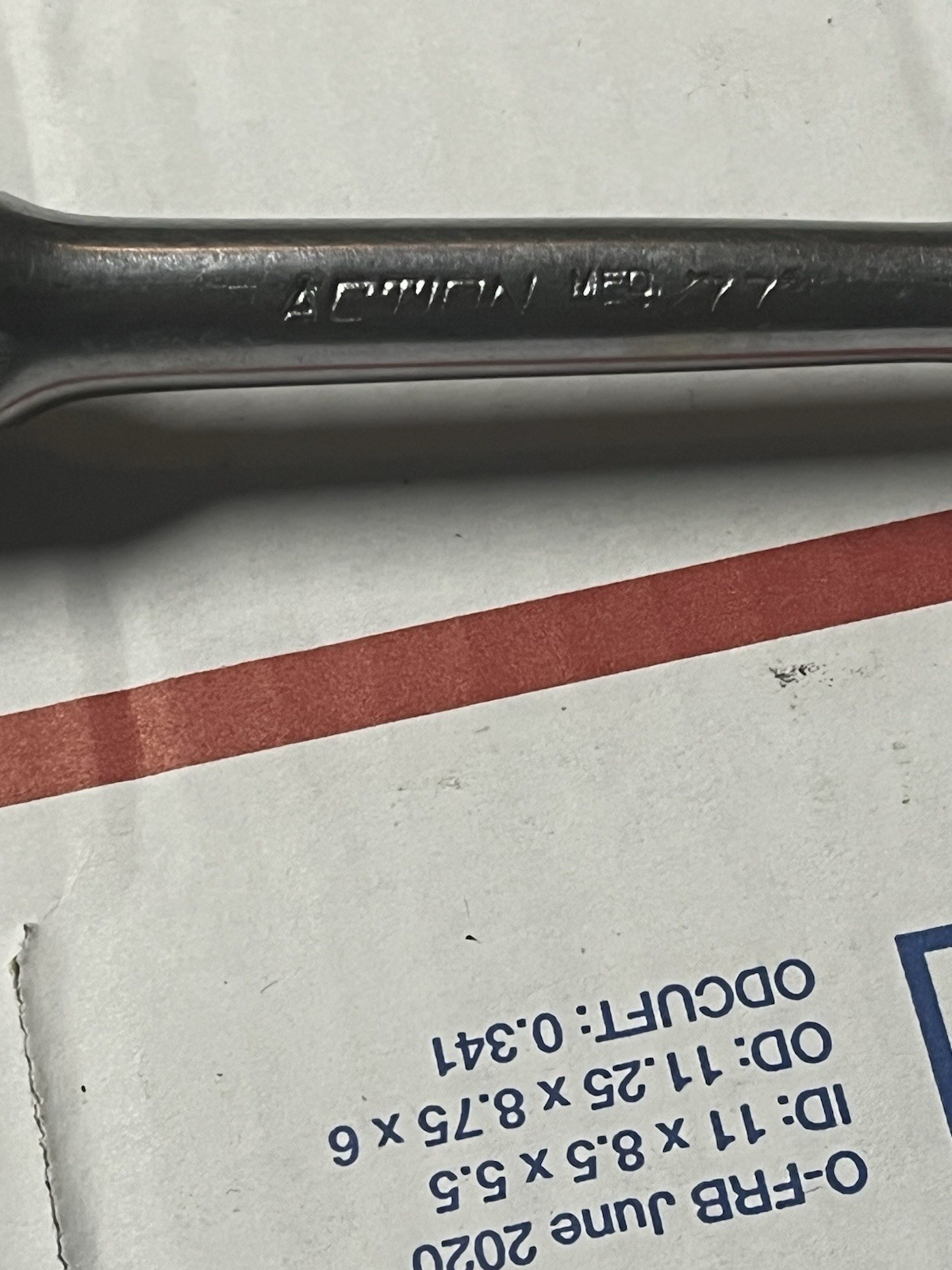 Action 77JA Ratchet 3/8″ Drive Open Gear Knurled Handle 7 1/4″ USA