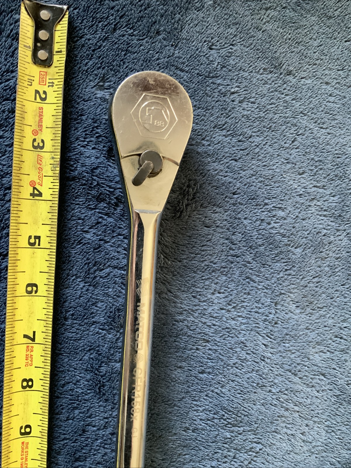 Matco 1/2” Drive Ratchet, Blue, Cfr158x….works Fine….used…