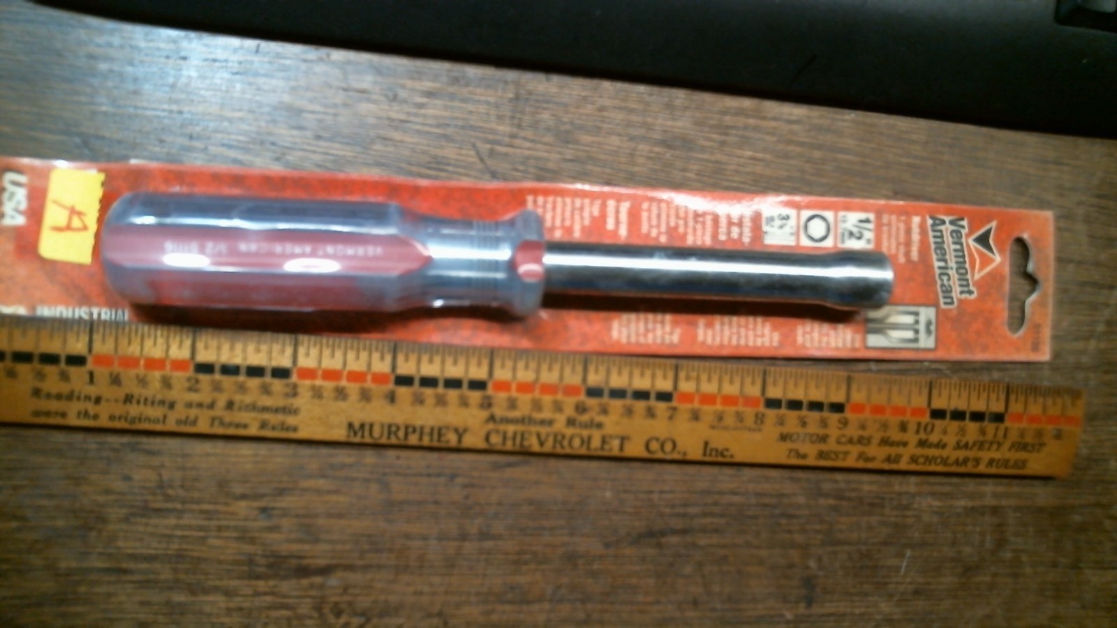 LOT A NEW OLD STOCK VERMONT AMERICAN 1/2″ NUTDRIVER #51136 6 POINT USA