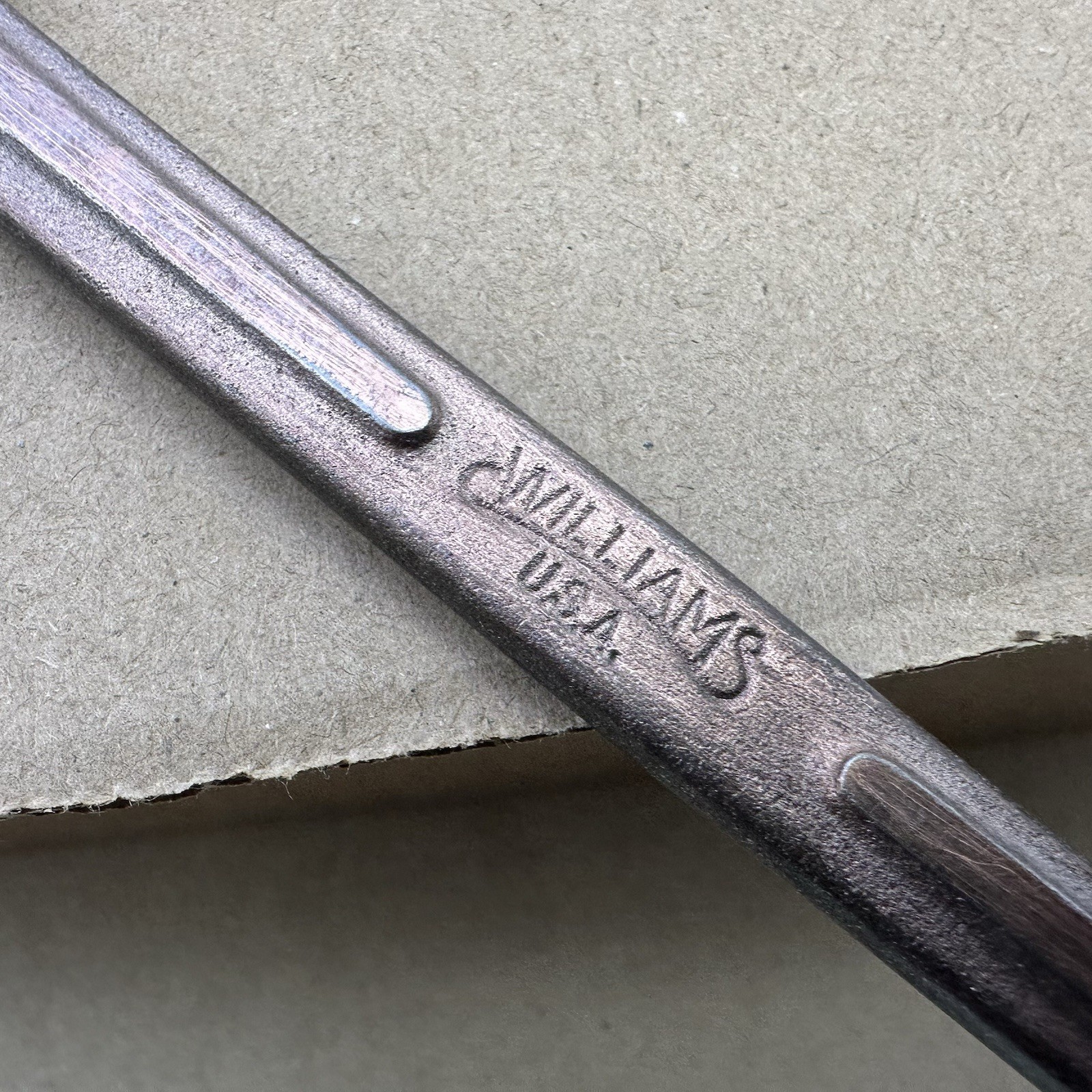 Vintage Williams Supperrench Wrench A1727 5/8×9/16” Made In USA 1952-1959