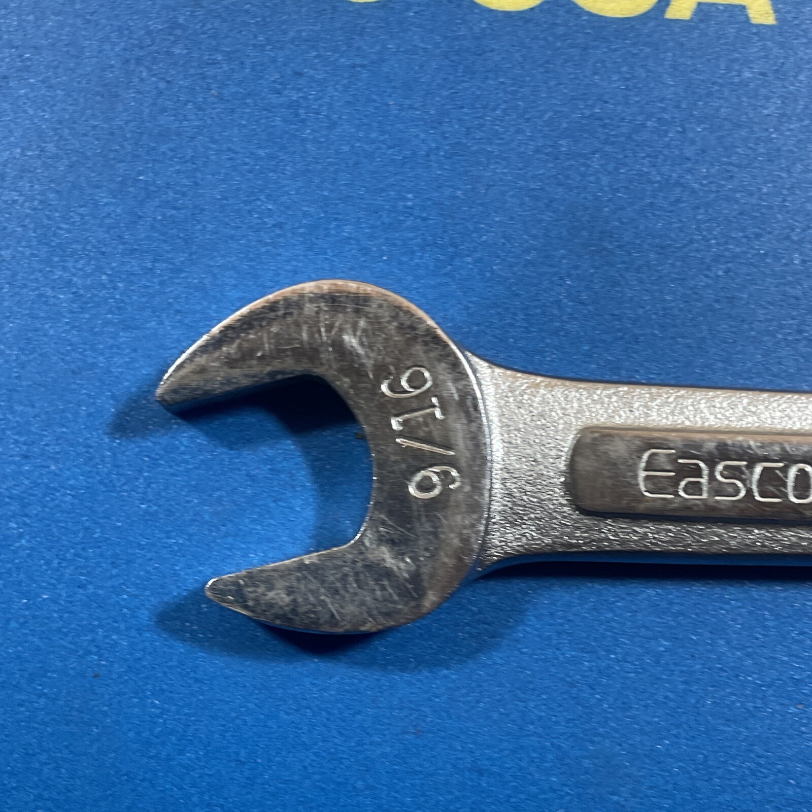 Easco 61 120 Double Open End Wrench Size 5/8 in x 9/16 in USA Tool