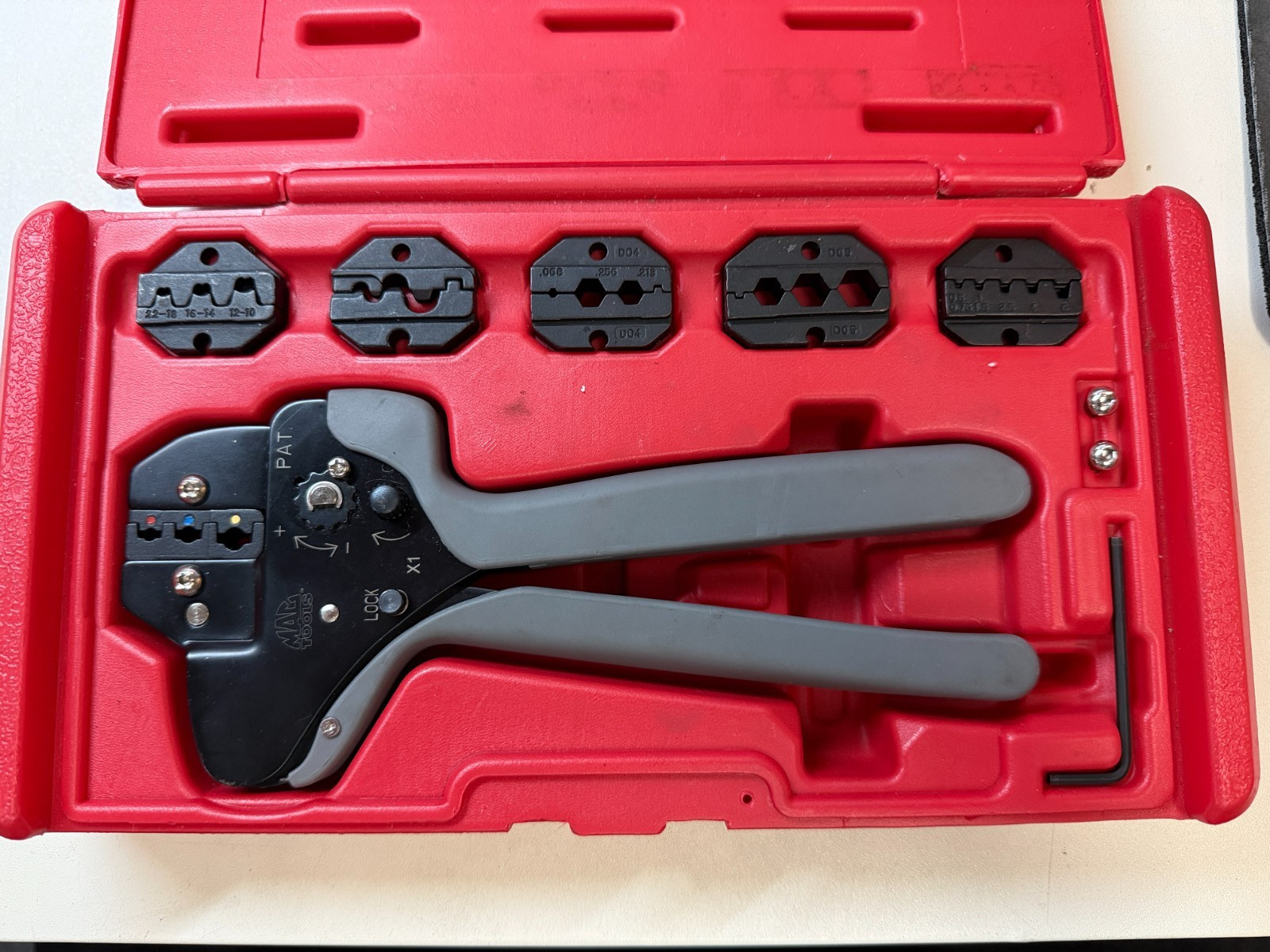 MAC TOOLS Ratcheting Crimper Multi Head tool kit TCT747-KIT
